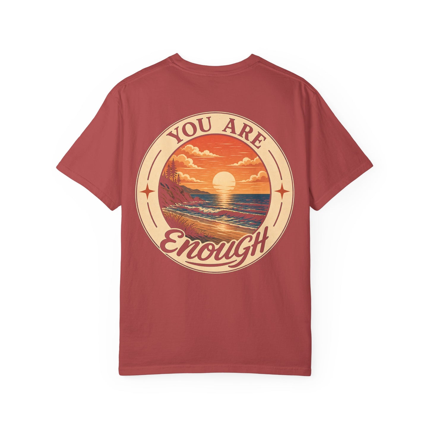You Are Enough Sunset Tee