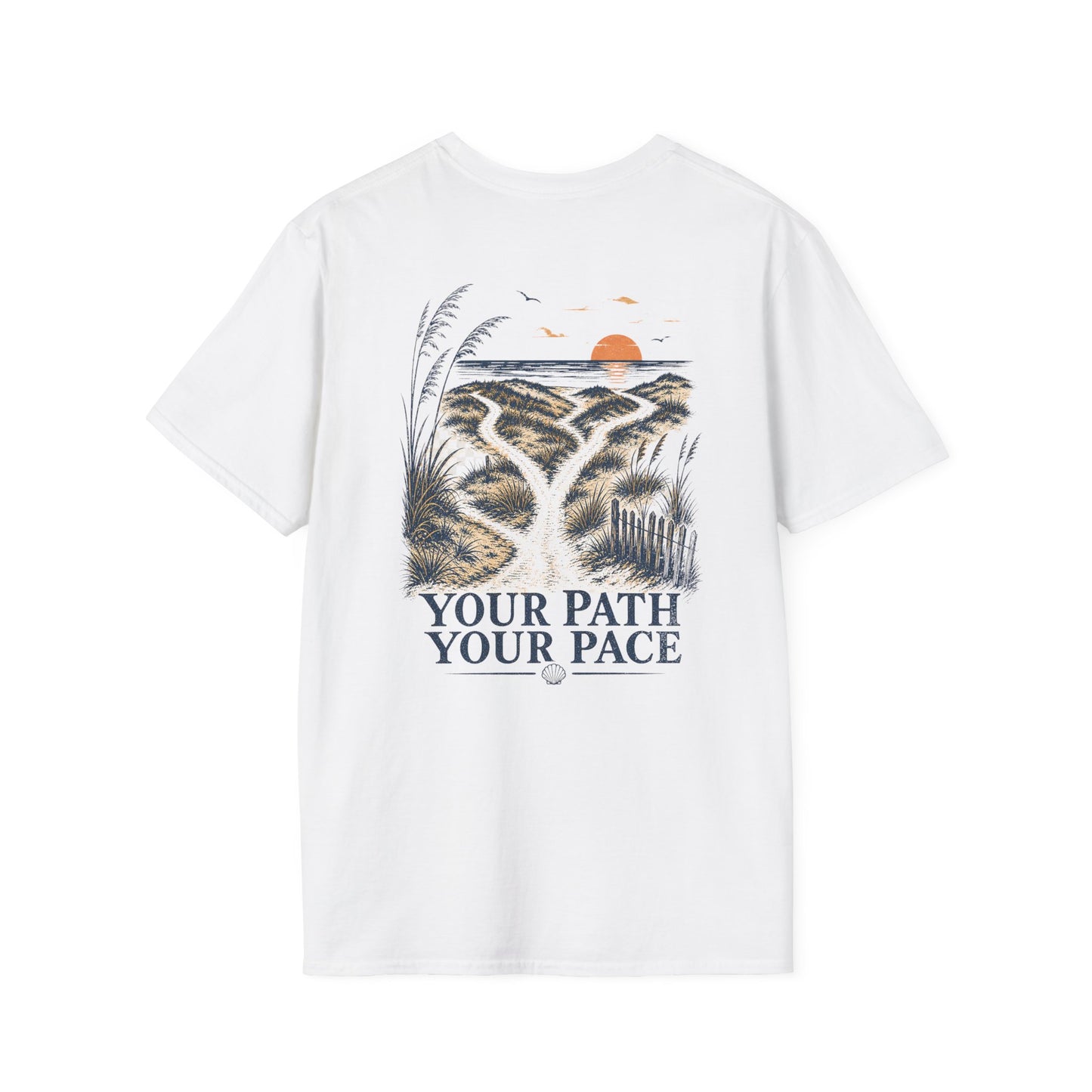 "Your Path Your Pace" Vintage Coastal Graphic Tee