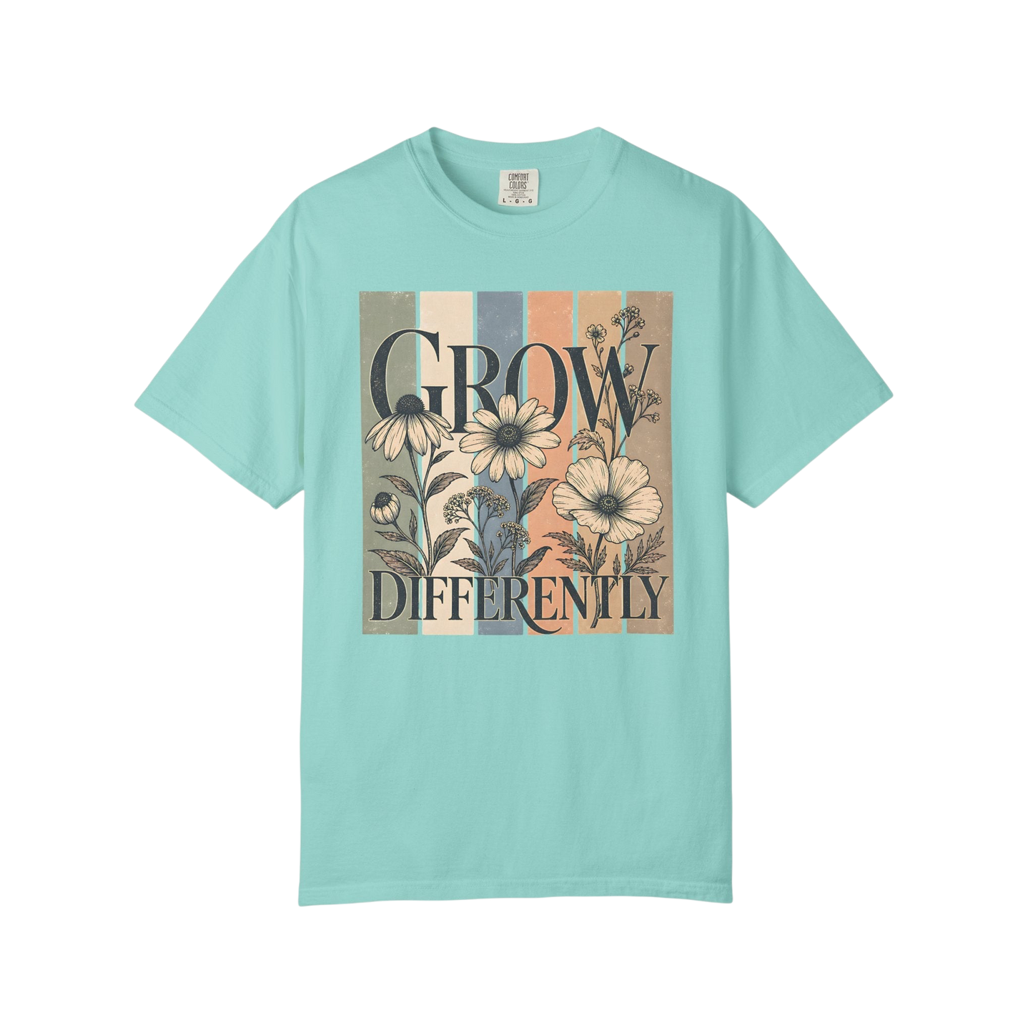Grow Differently Floral T-Shirt