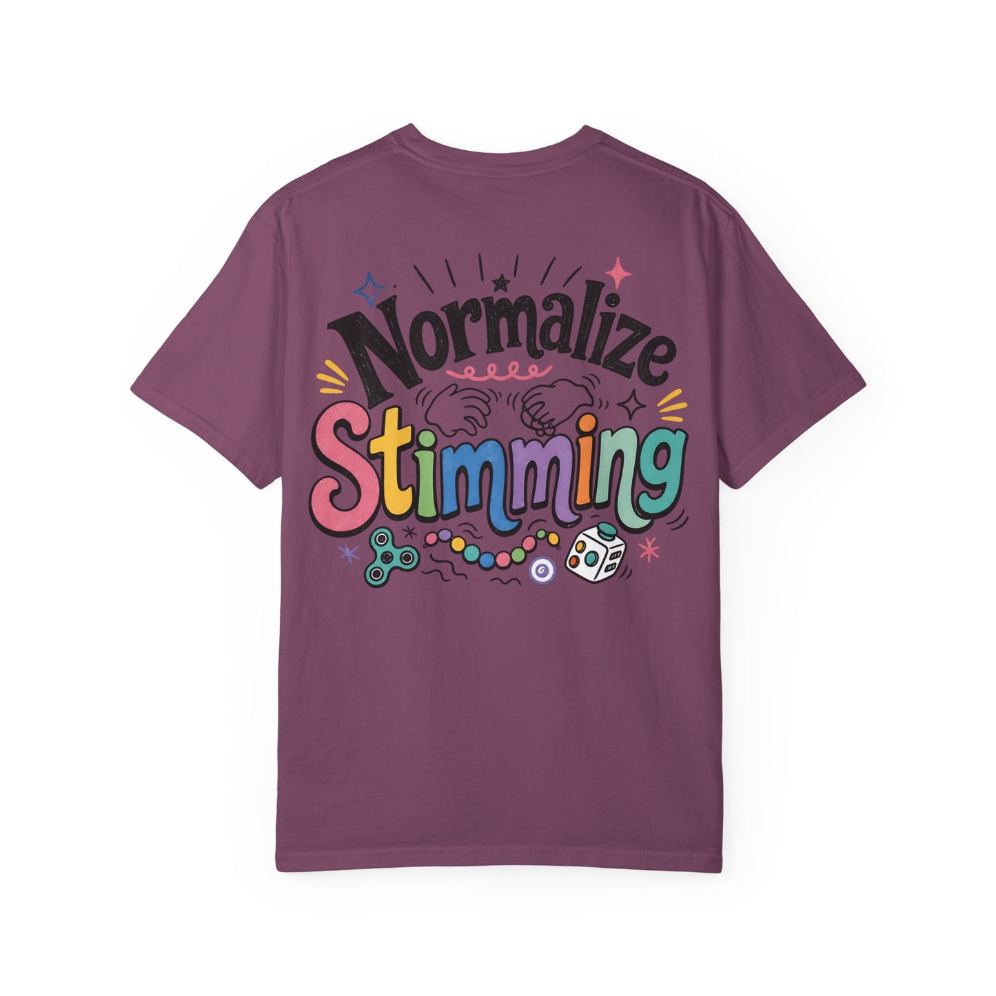 Normalize Stimming T-Shirt — Neurodiversity Awareness Graphic Tee