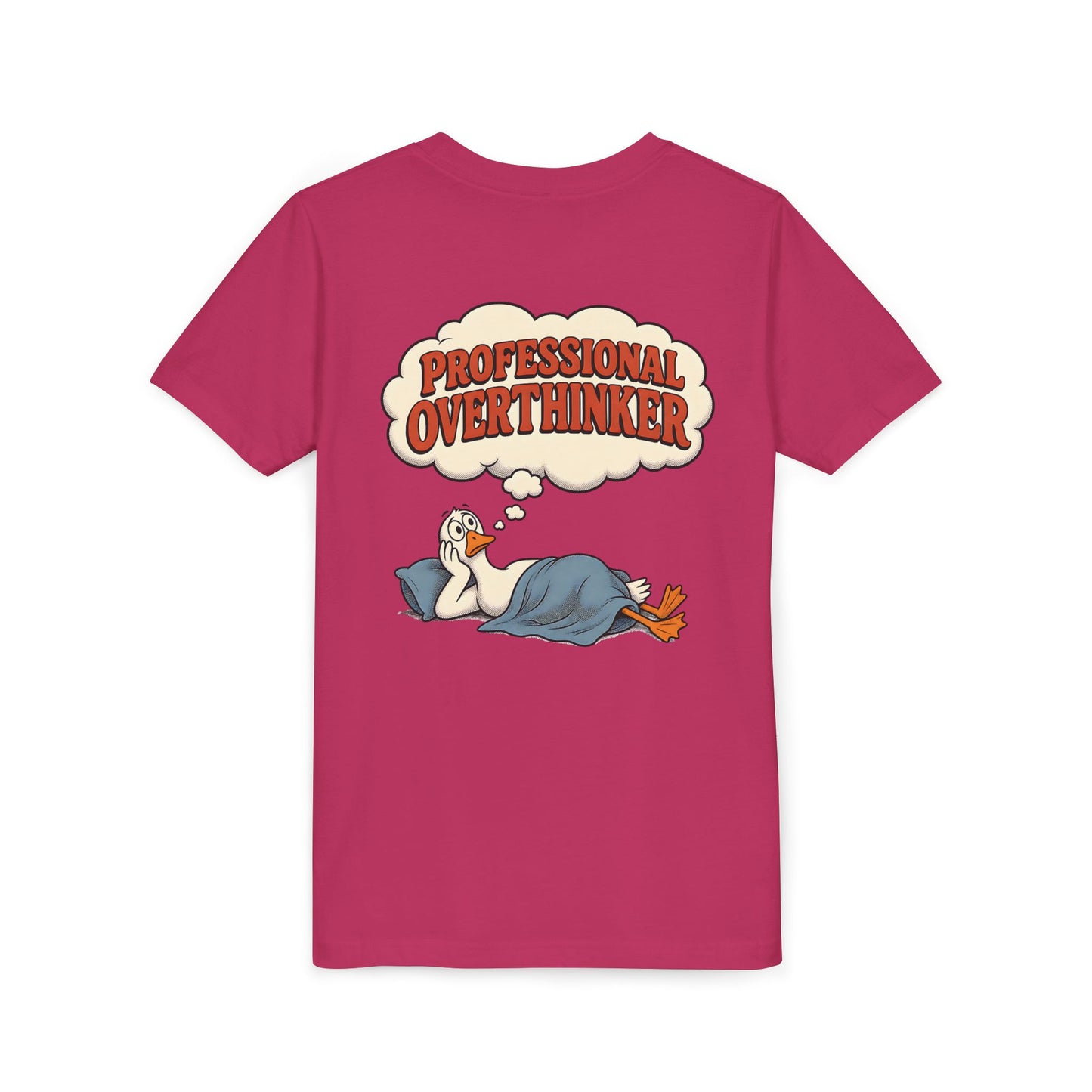 Youth Tee - "Professional Overthinker" Silly Goose Graphic BACK PRINT
