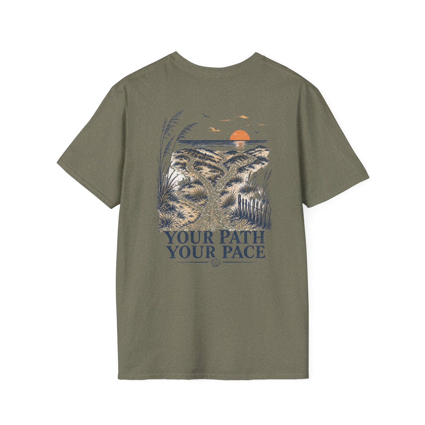 "Your Path Your Pace" Vintage Coastal Graphic Tee