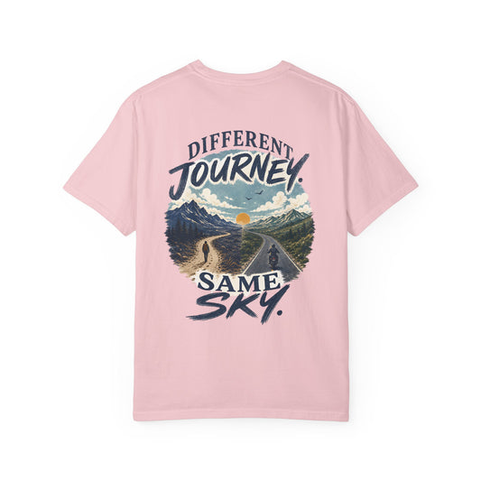 Different Journey Same Sky T-Shirt — Inspirational Autism Graphic Tee