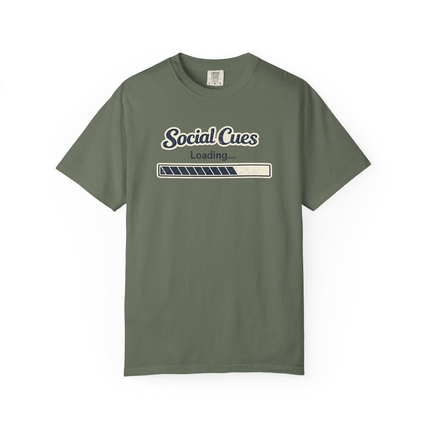 Social Cues Loading T-Shirt — Funny Neurodiversity Tee