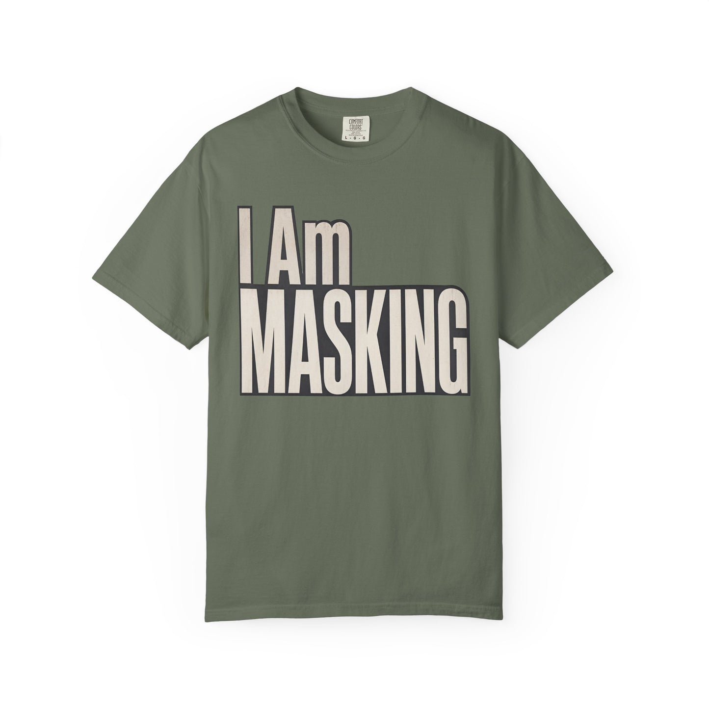 I Am Masking T-Shirt — Bold Retro Graphic Tee for Self-Care &amp; Mask Awareness image