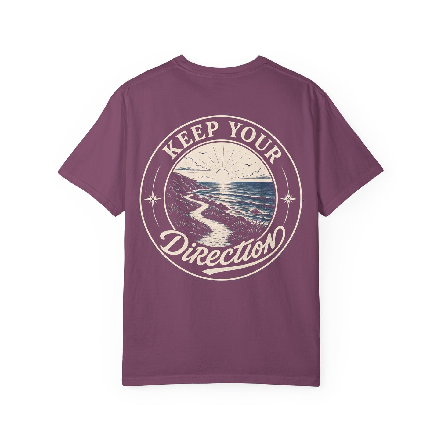 Keep Your Direction Sunset Beach T-Shirt