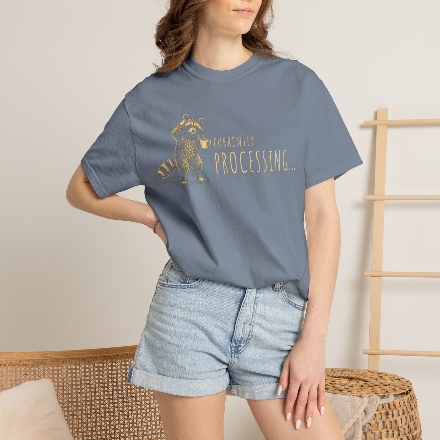 Currently Processing Raccoon T-Shirt
