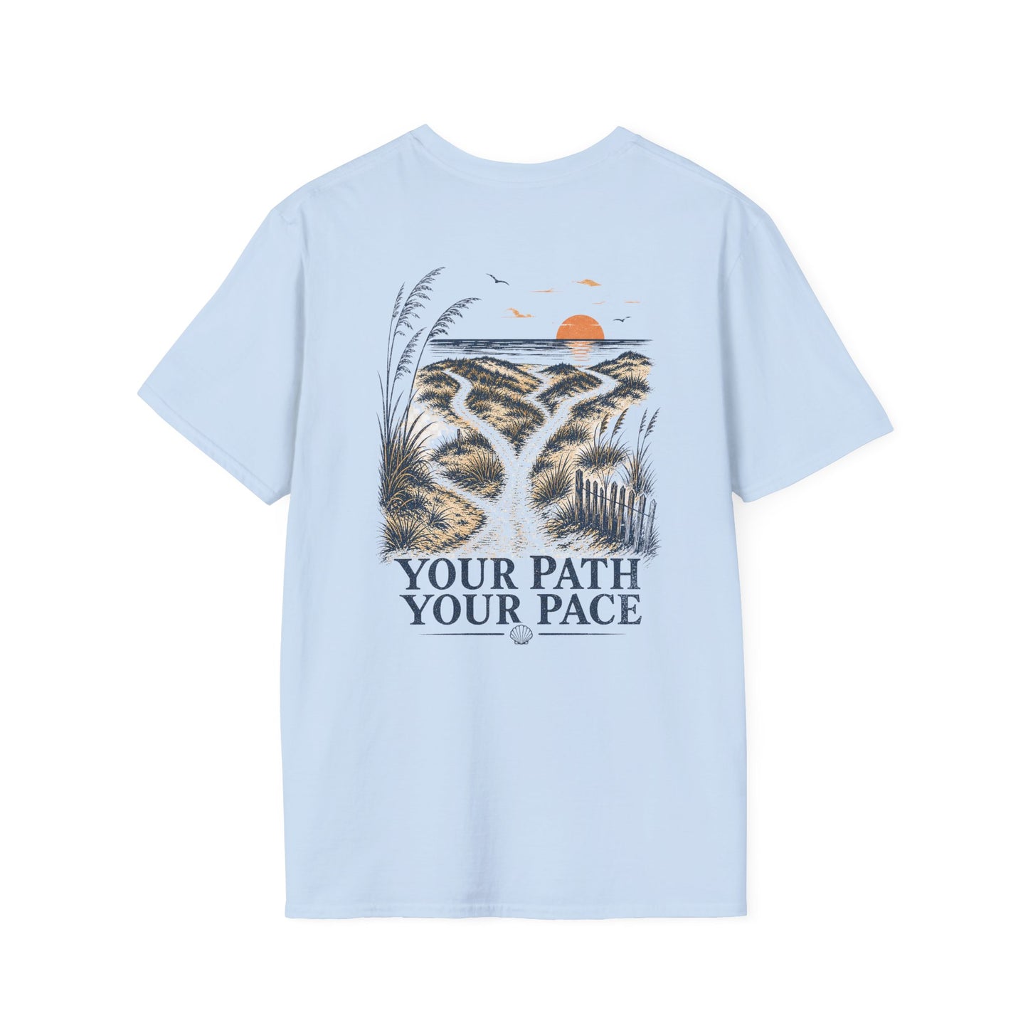 "Your Path Your Pace" Vintage Coastal Graphic Tee