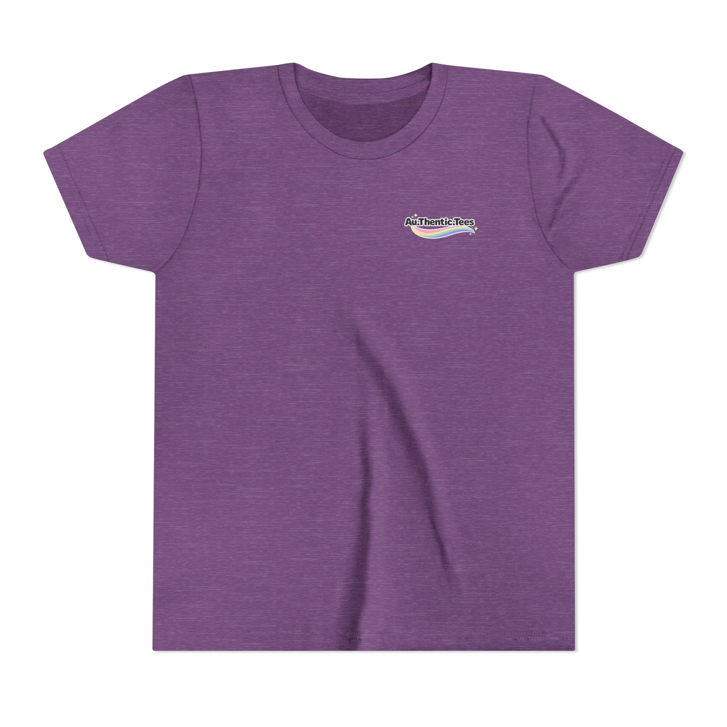 "Breakfast, Lunch & Dinner" Chicken Nugget Graphic Youth Tee — BACK PRINT