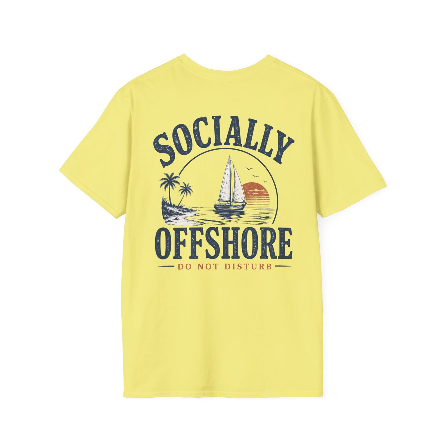 Socially Offshore Graphic Tee – Sailboat Sunset t-shirt