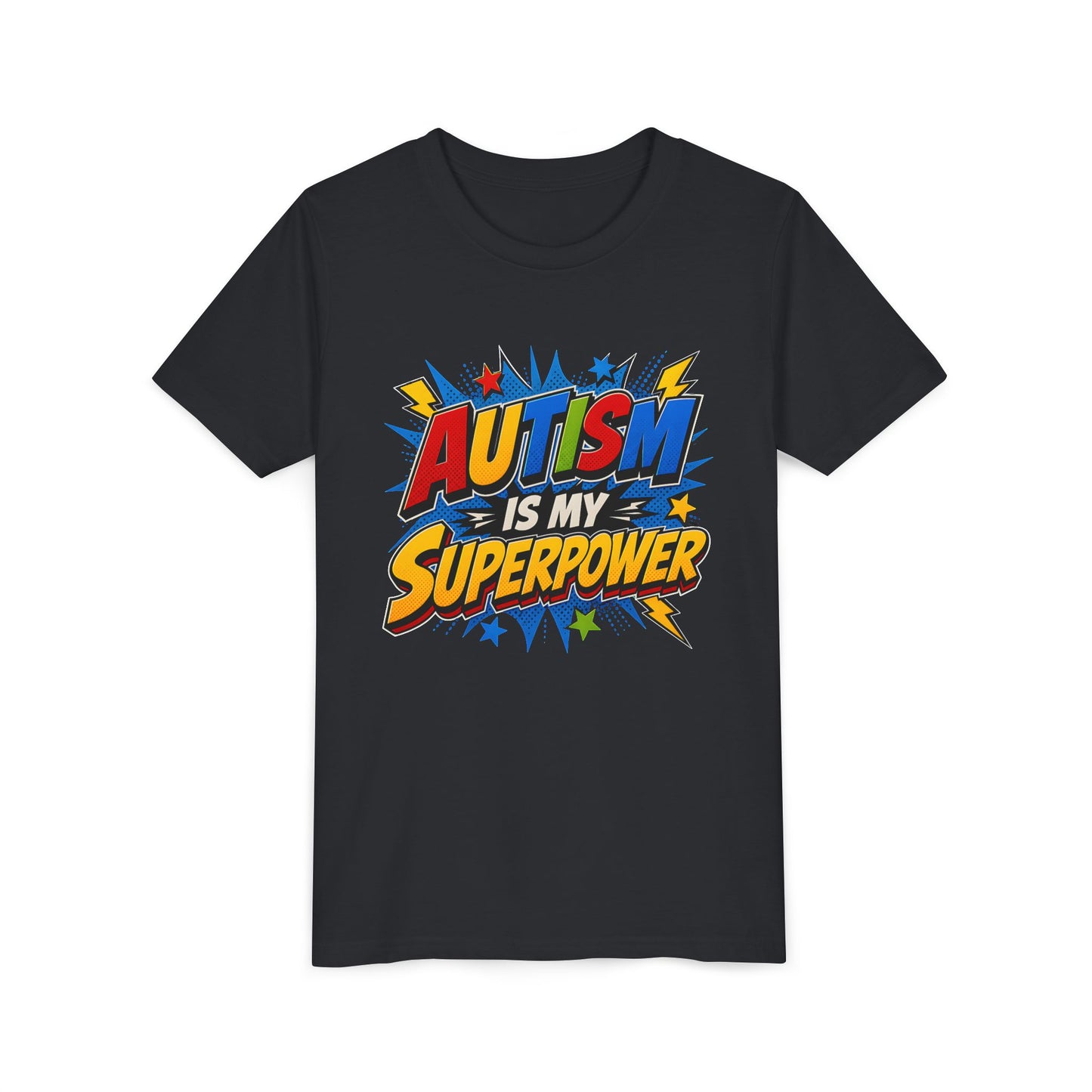 Autism Is My Superpower Youth Tee