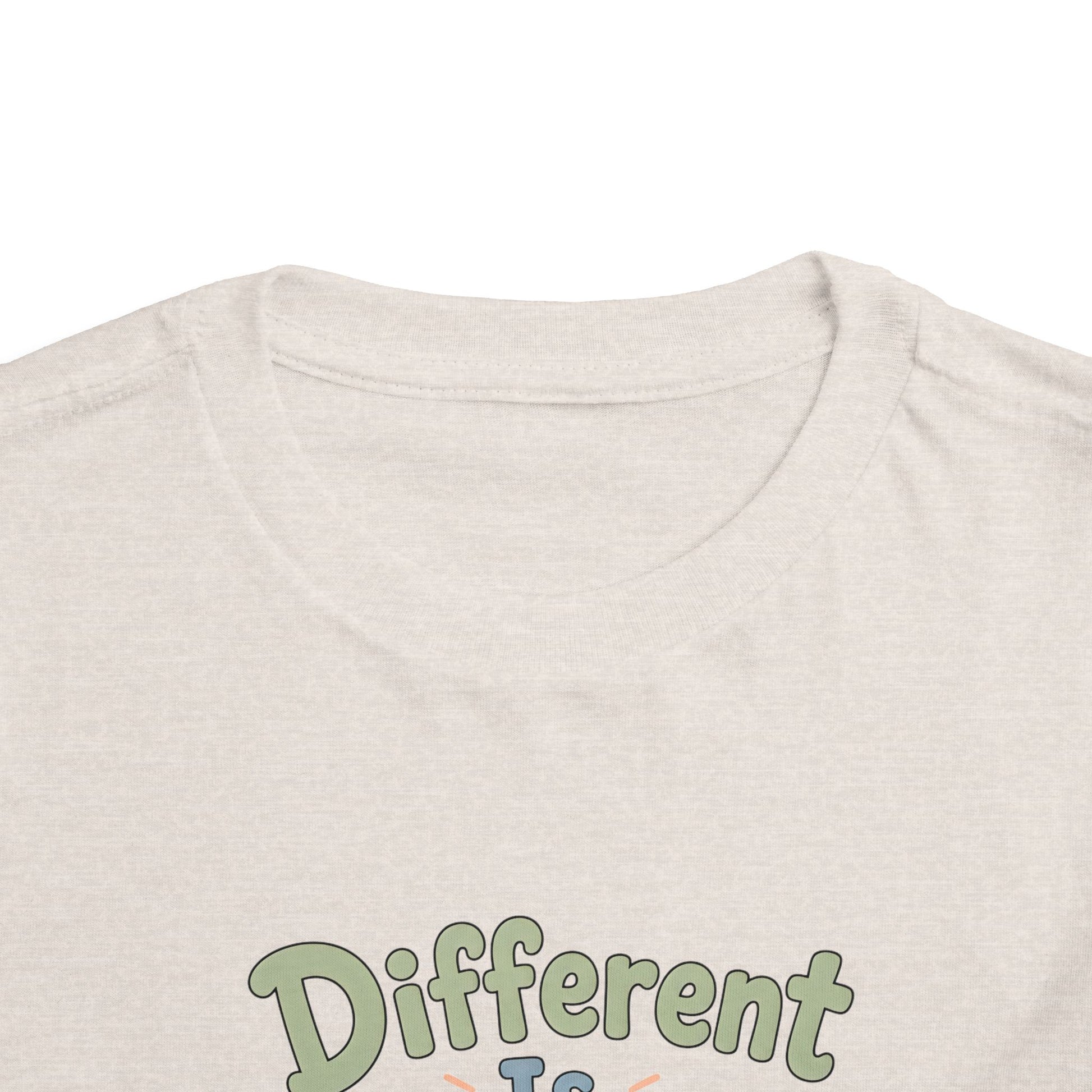 Toddler Tee — "Different Is Amazing" Giraffe &amp; Zebra Diversity Kids Shirt image 15
