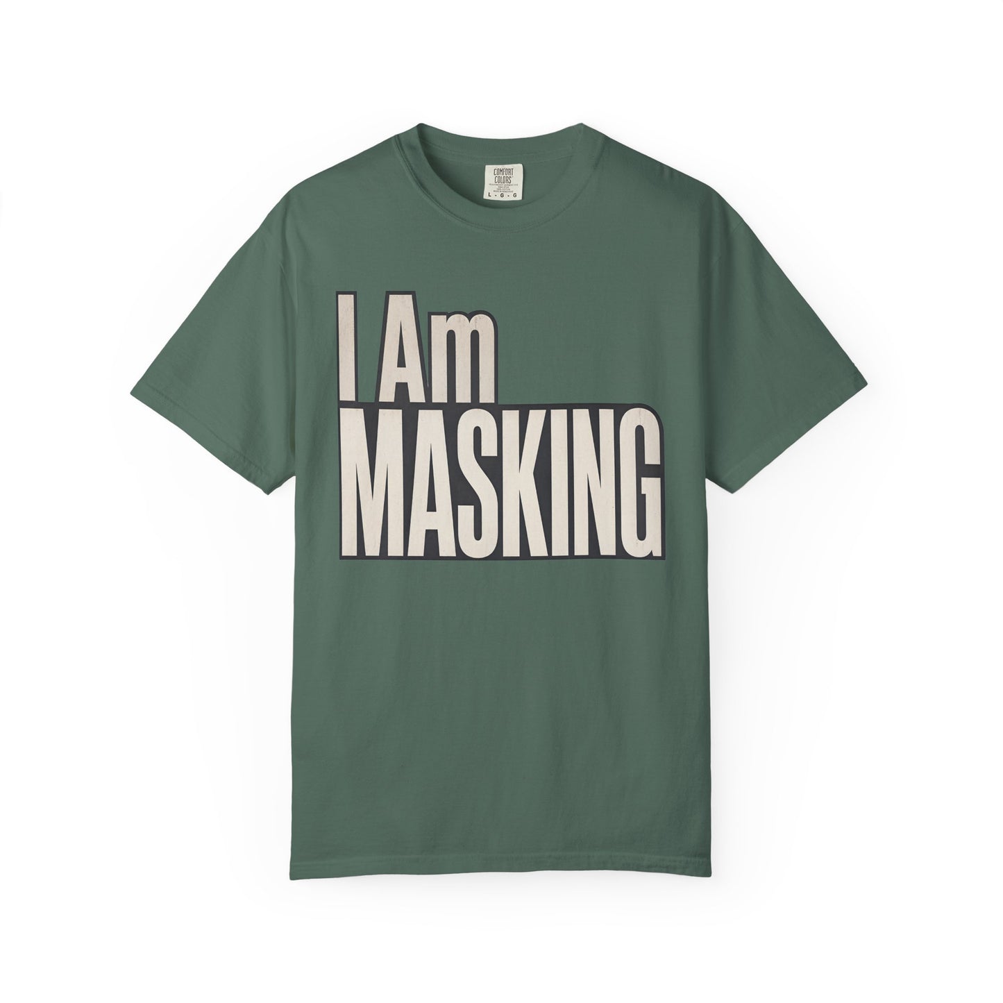 I Am Masking T-Shirt — Bold Retro Graphic Tee for Self-Care &amp; Mask Awareness image