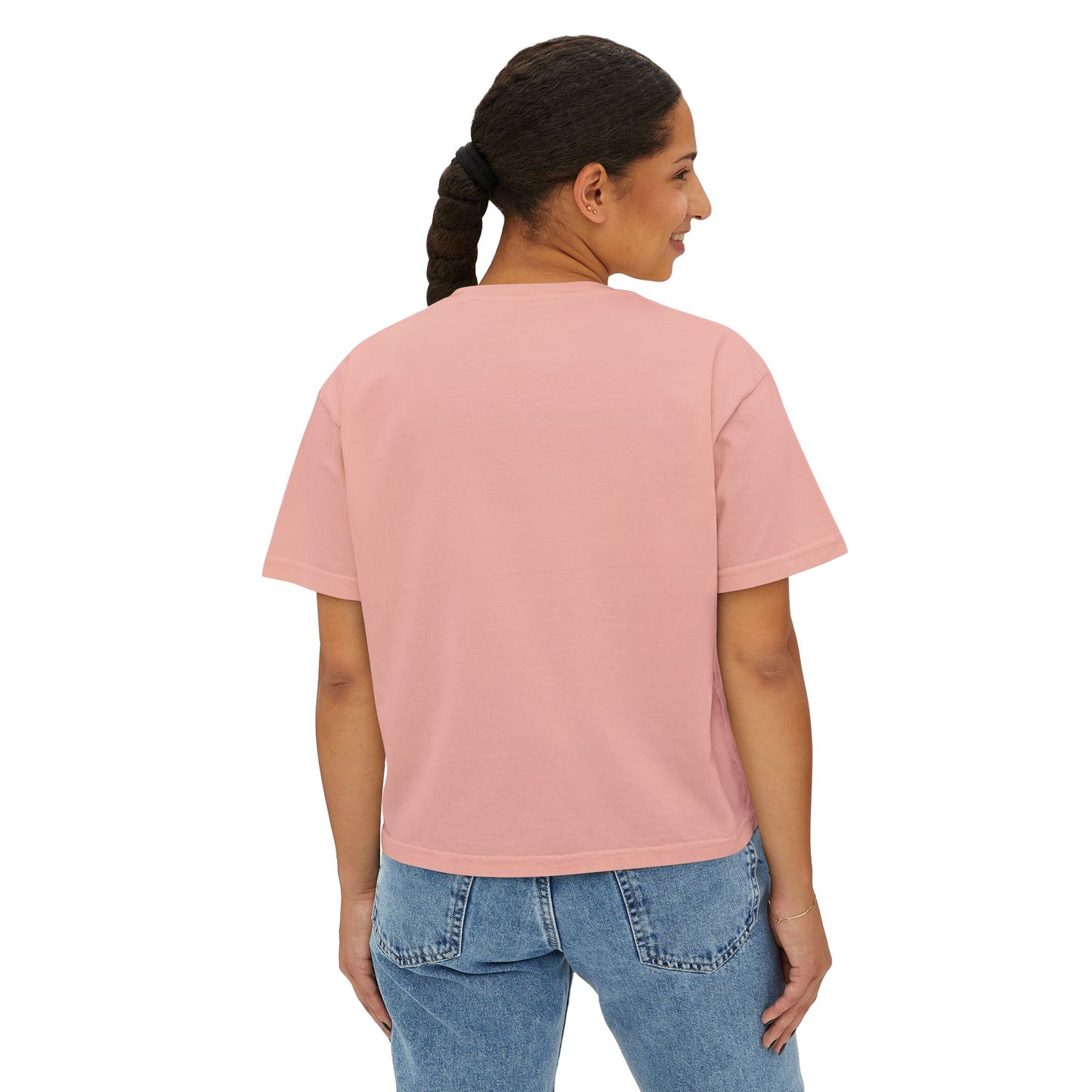 Same Shirt Different Day Boxy Tee — Womens Casual Graphic Tee image 11