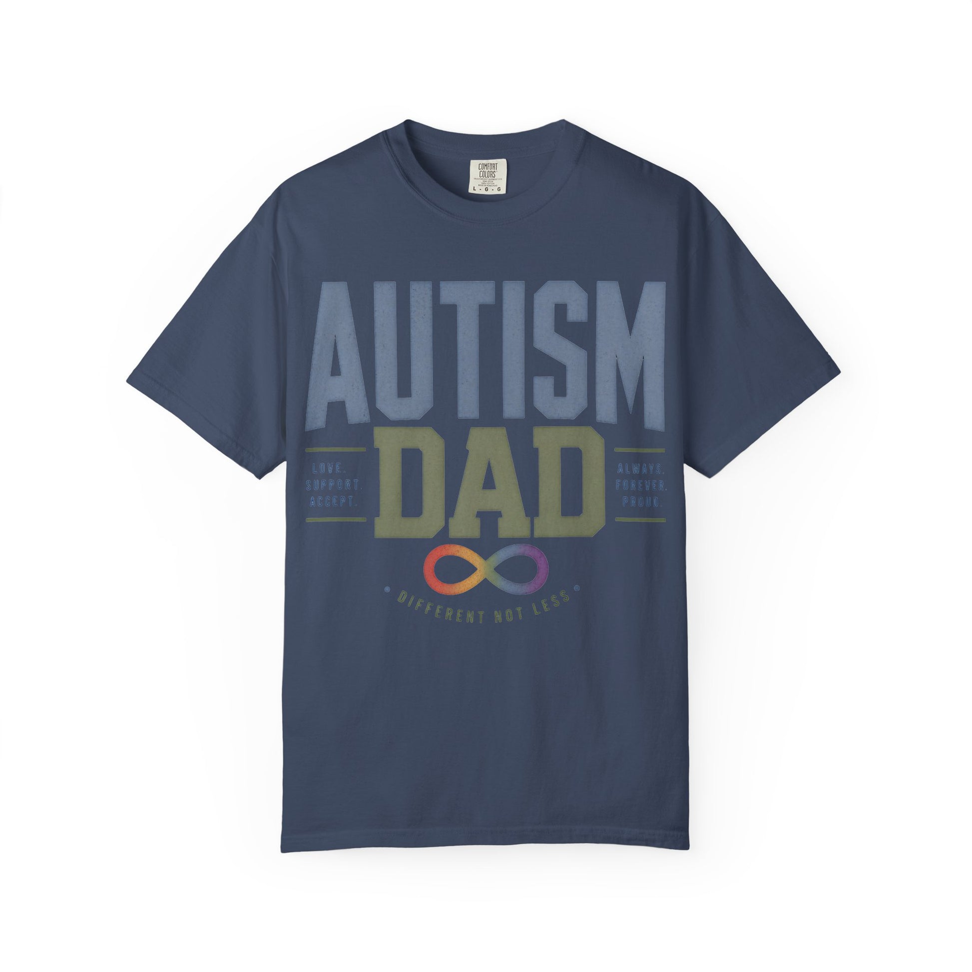 Autism Dad T-Shirt — Awareness Infinity Logo Tee for Proud Fathers image