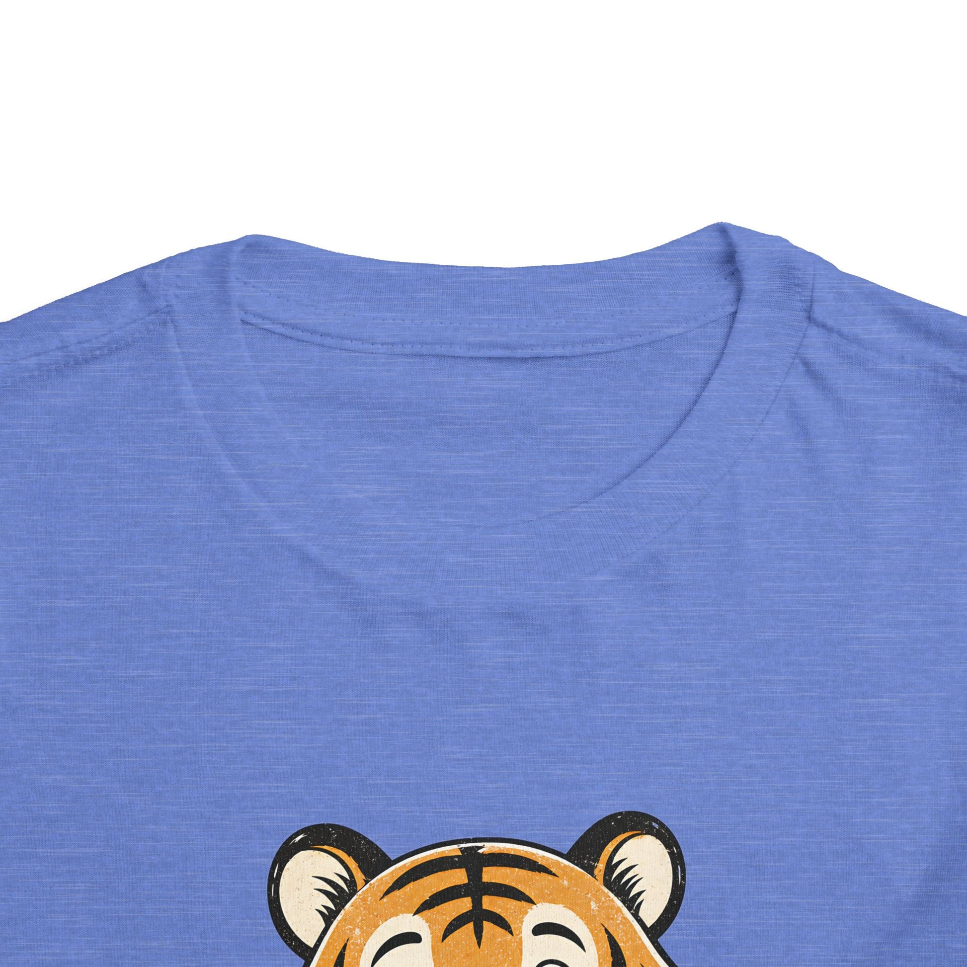 Toddler Tee — Cute Tiger Holding Autism Puzzle Heart image 23