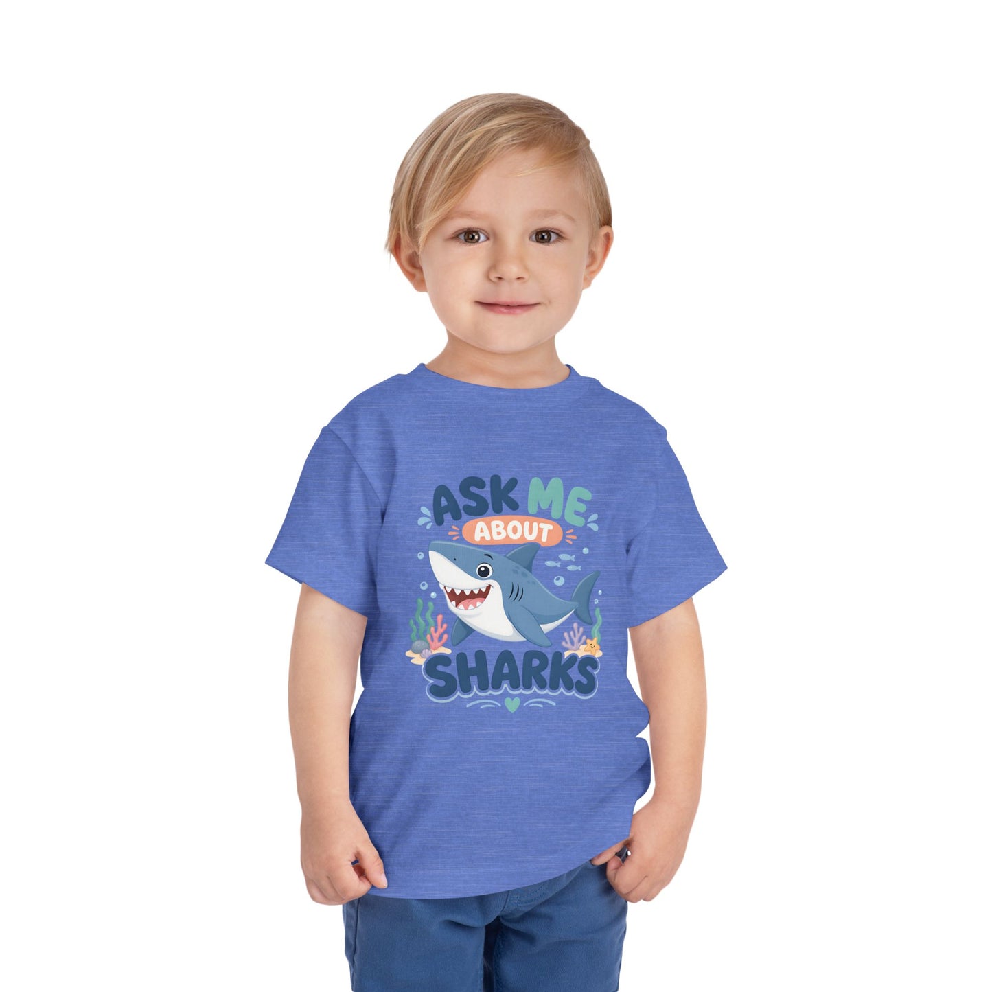 Ask Me About Sharks Toddler Tee image 13