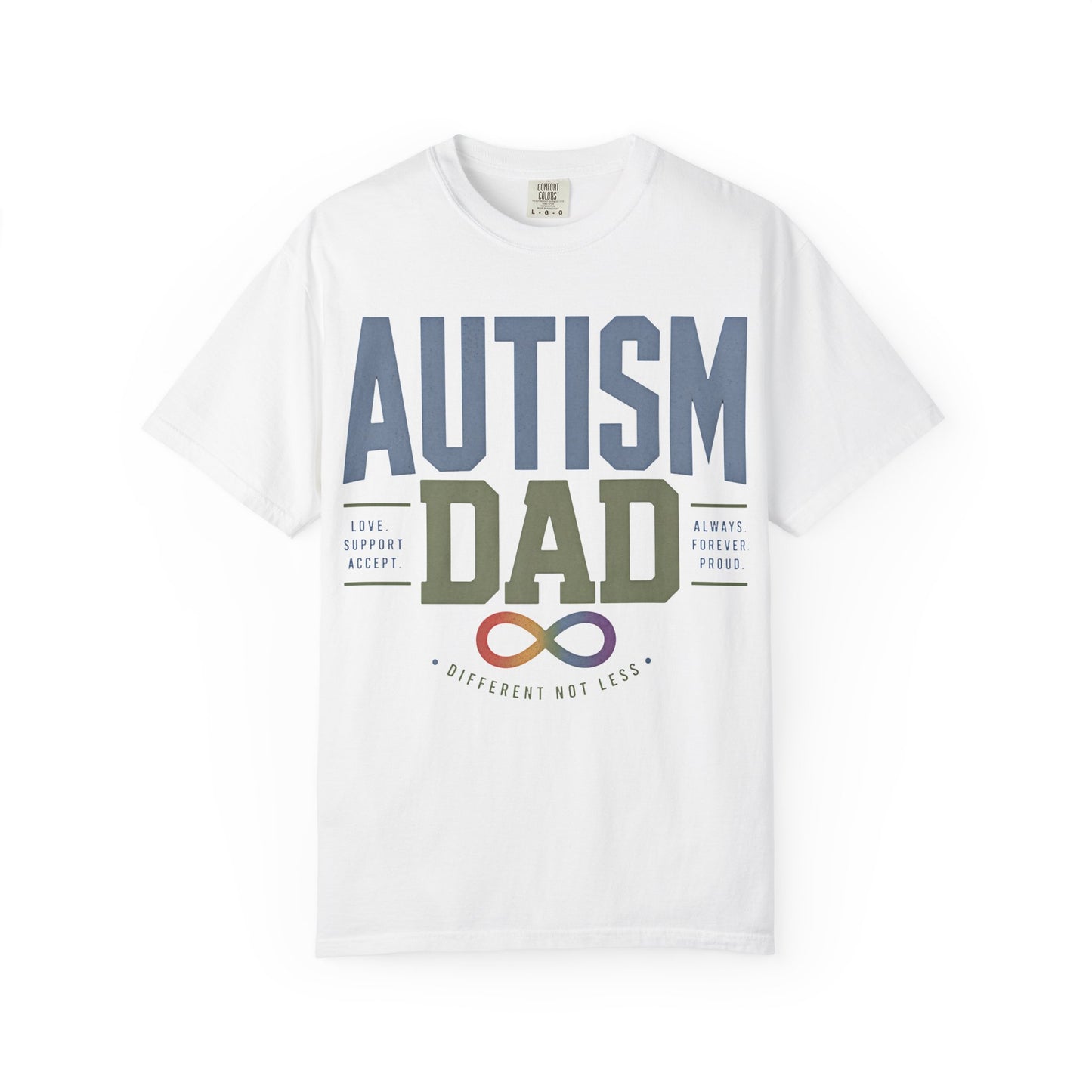 Autism Dad T-Shirt — Awareness Infinity Logo Tee for Proud Fathers image