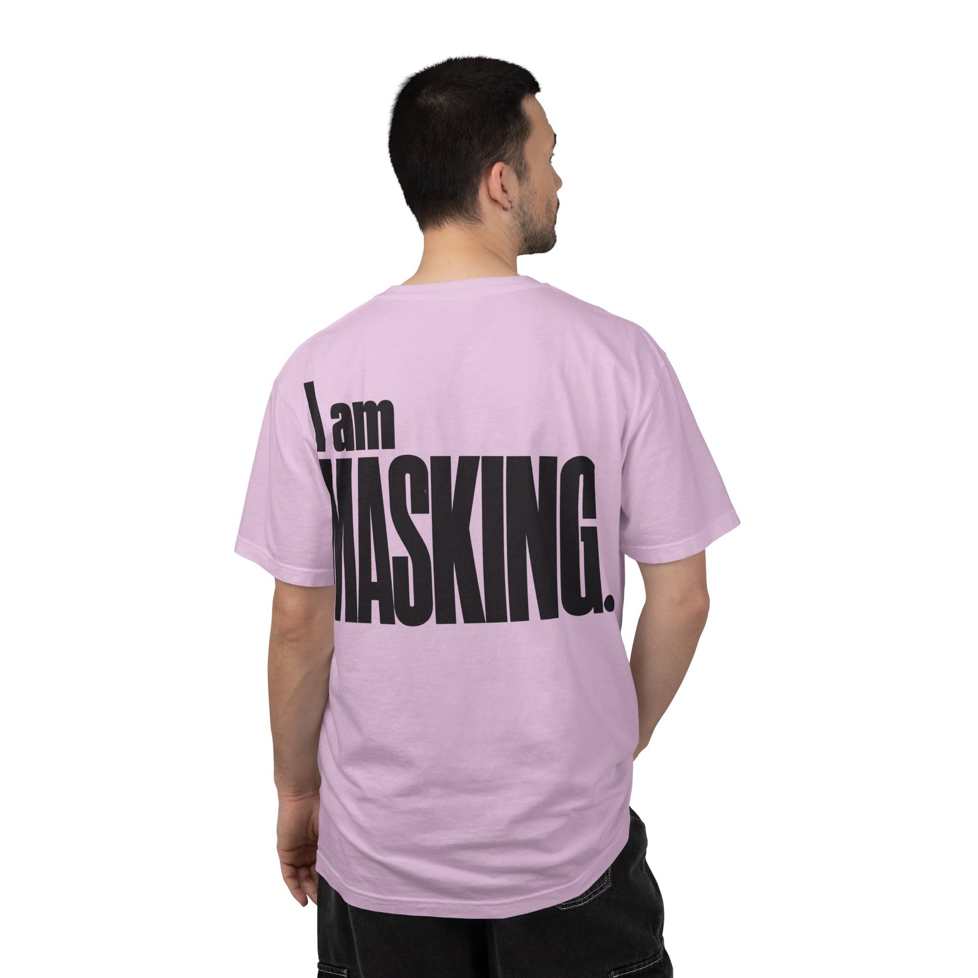 I Am MASKING Back Print Shirt – Neurodivergent Streetwear Tee image