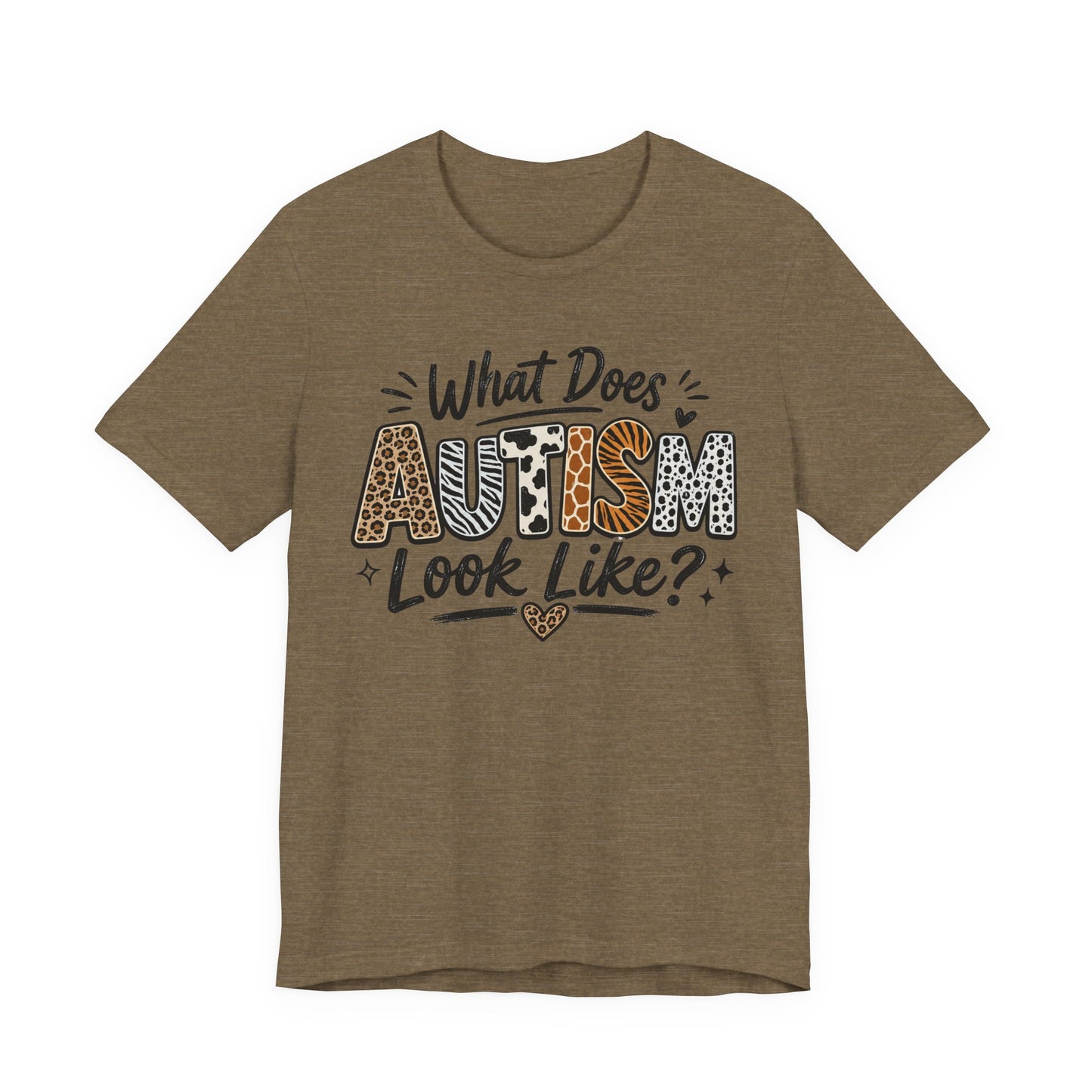 What Does Autism Look Like Shirt | Trendy Autism Awareness Tee image 18