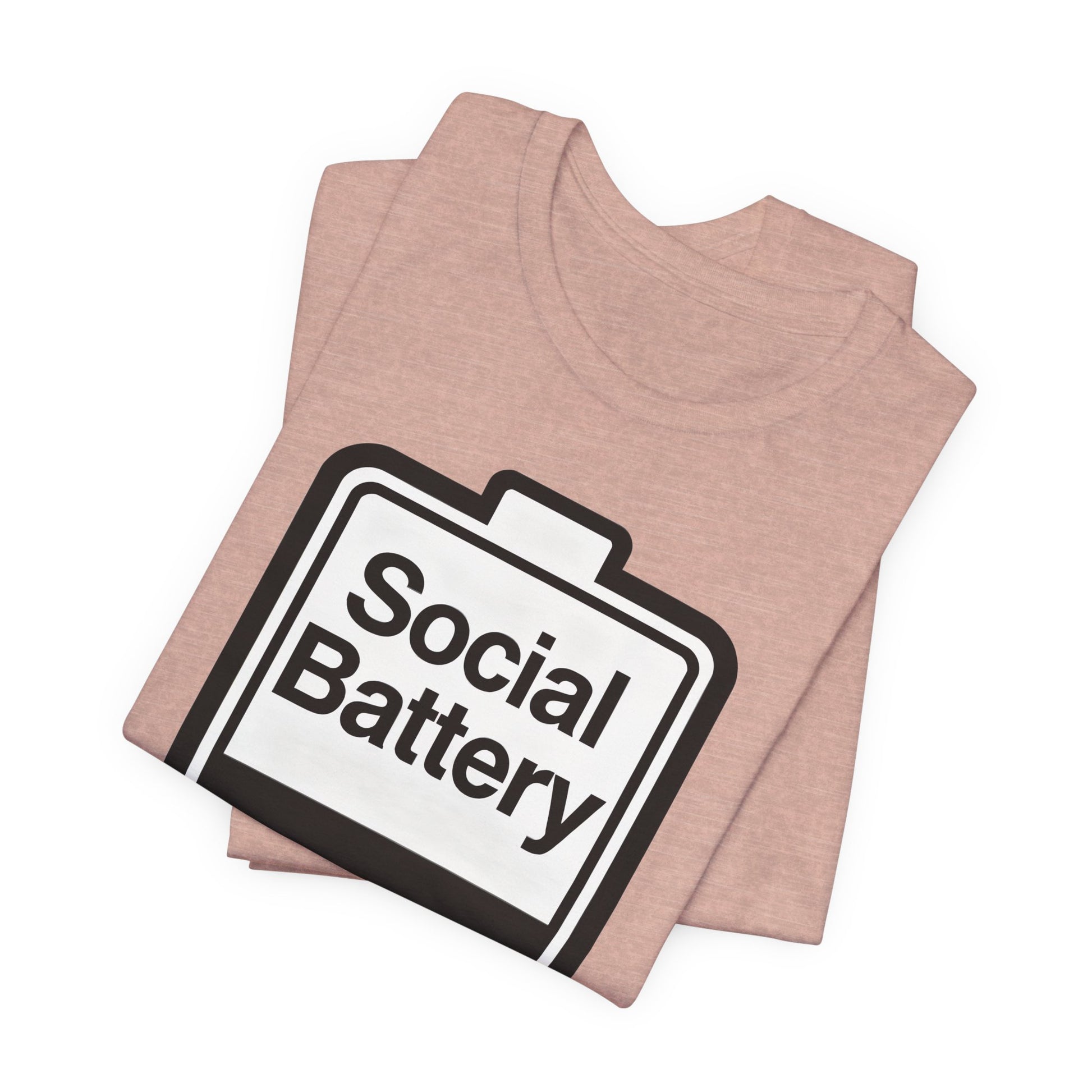 Social Battery 2% T-Shirt — Funny Introvert Low Energy Tee image 10