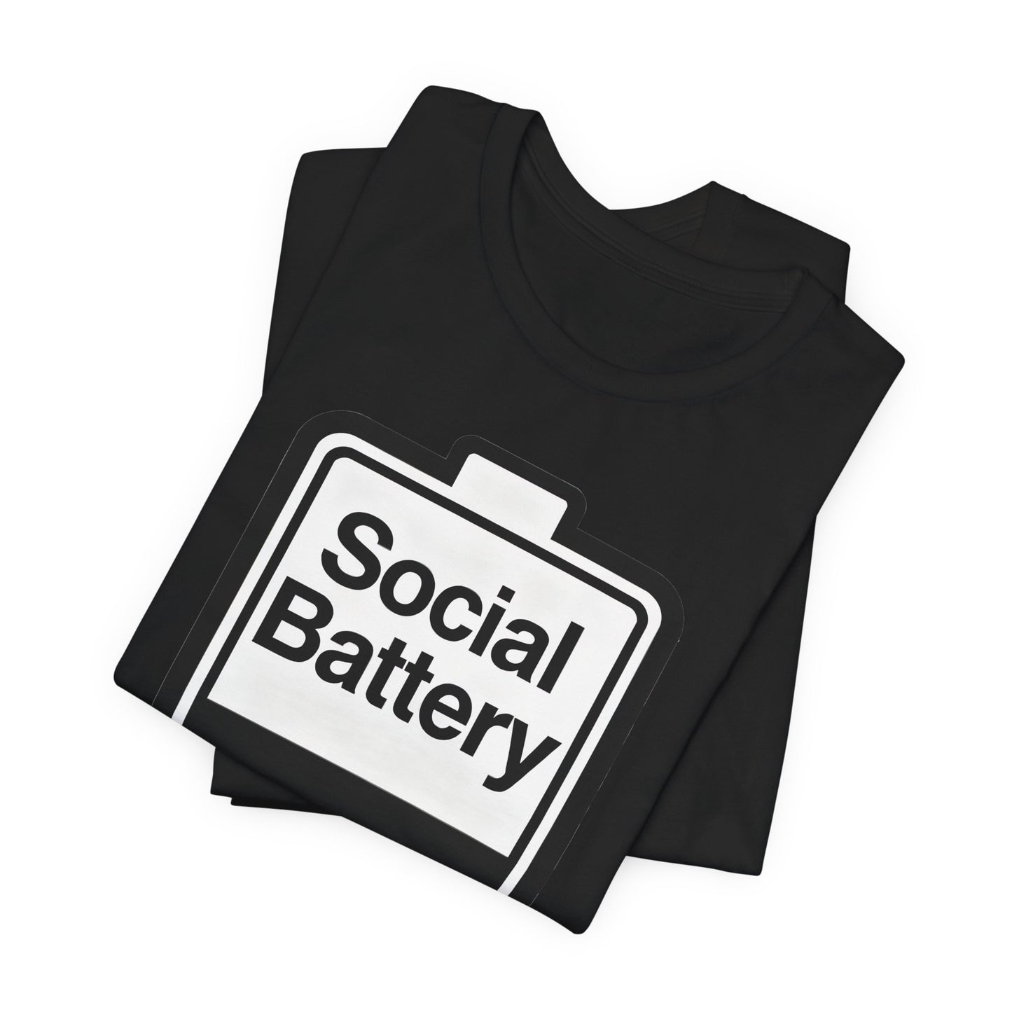 Social Battery 2% T-Shirt — Funny Introvert Low Energy Tee image 18