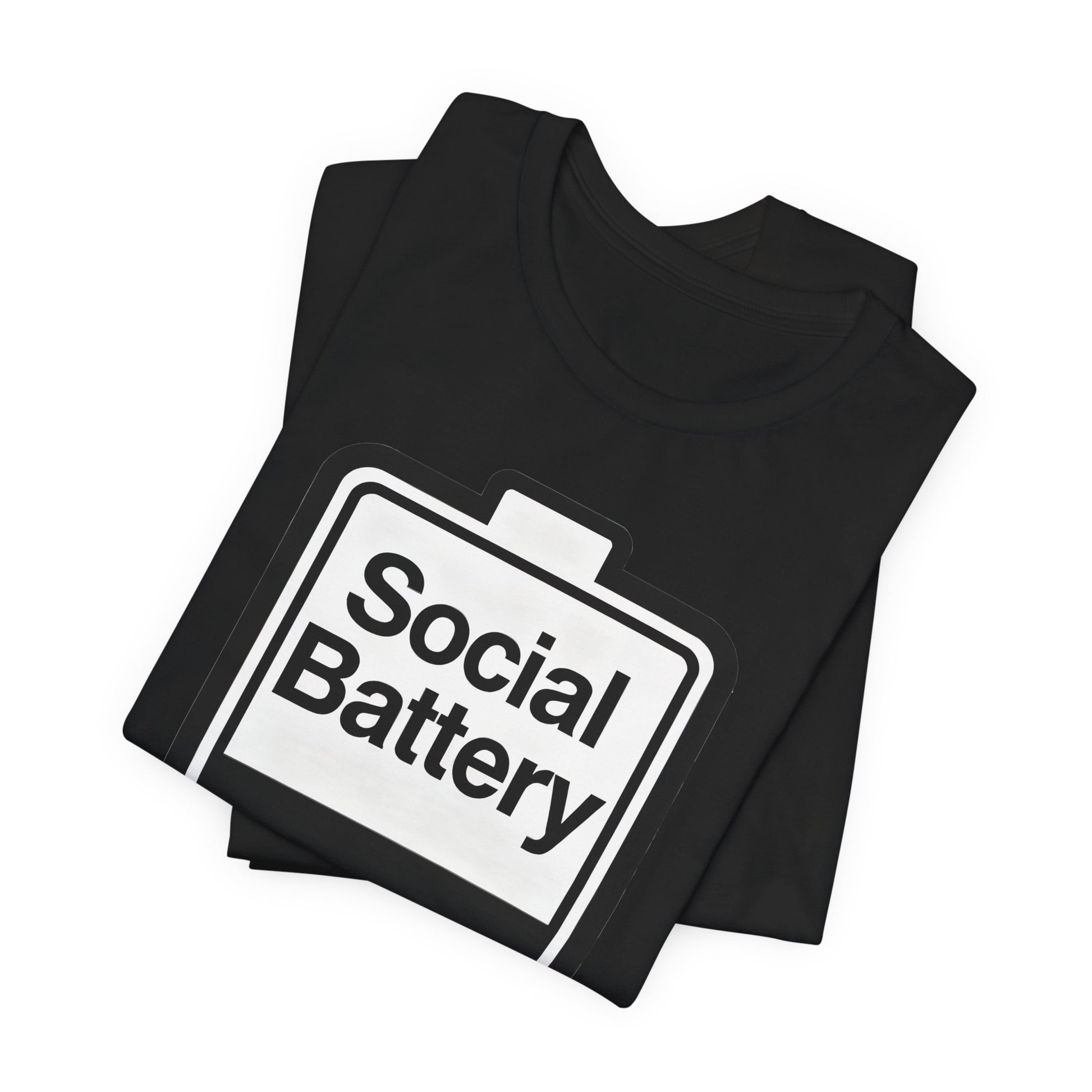 Social Battery 2% T-Shirt — Funny Introvert Low Energy Tee image 18