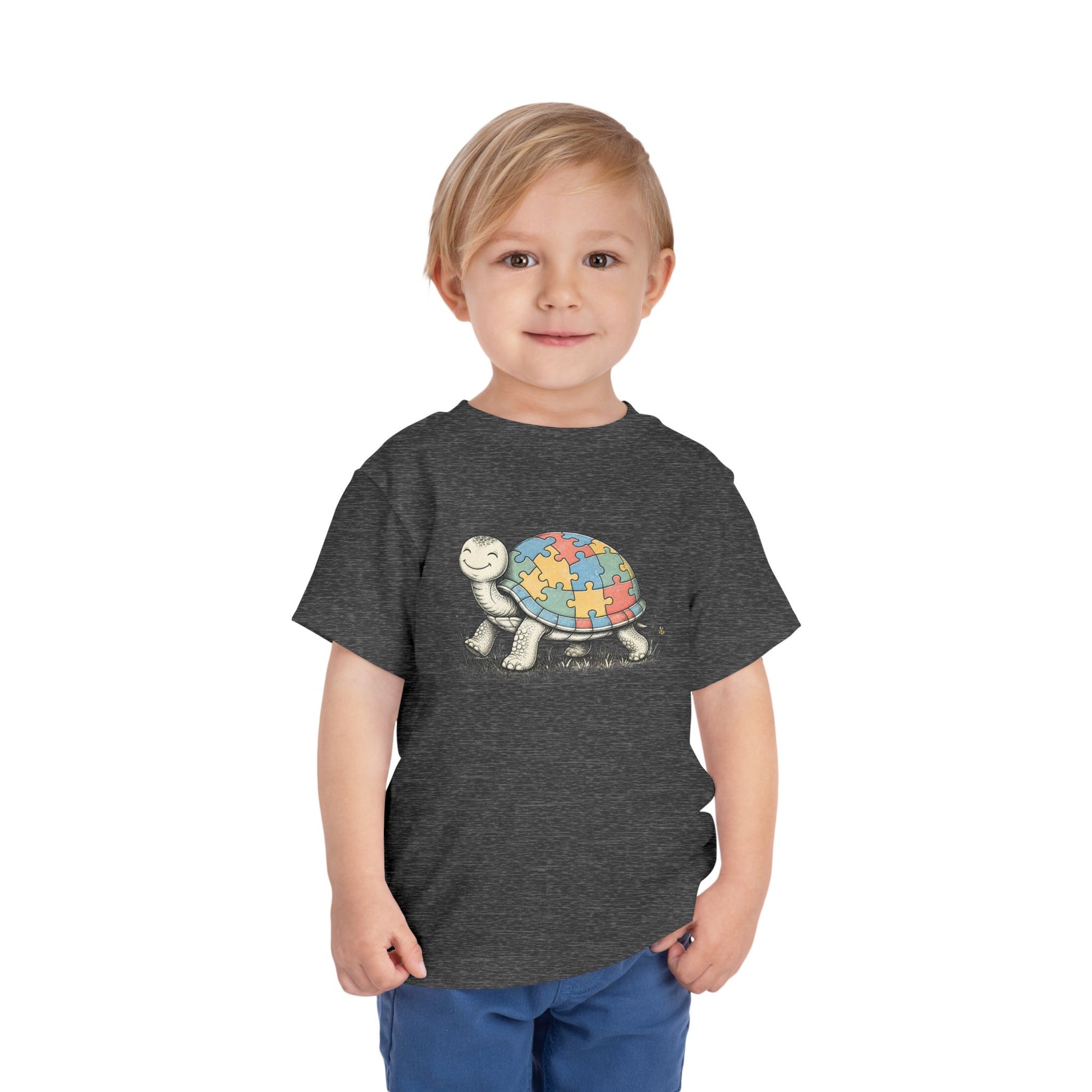 Autism Awareness Turtle Toddler Tee image 17
