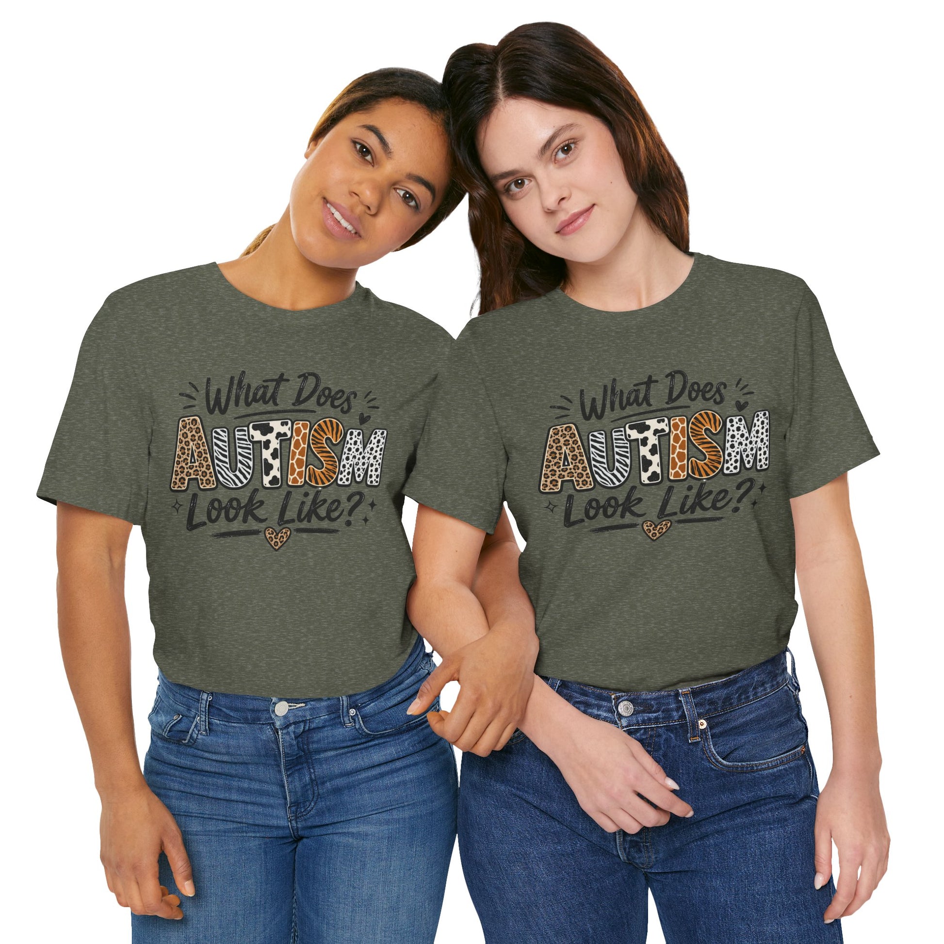 What Does Autism Look Like Shirt | Trendy Autism Awareness Tee image 23