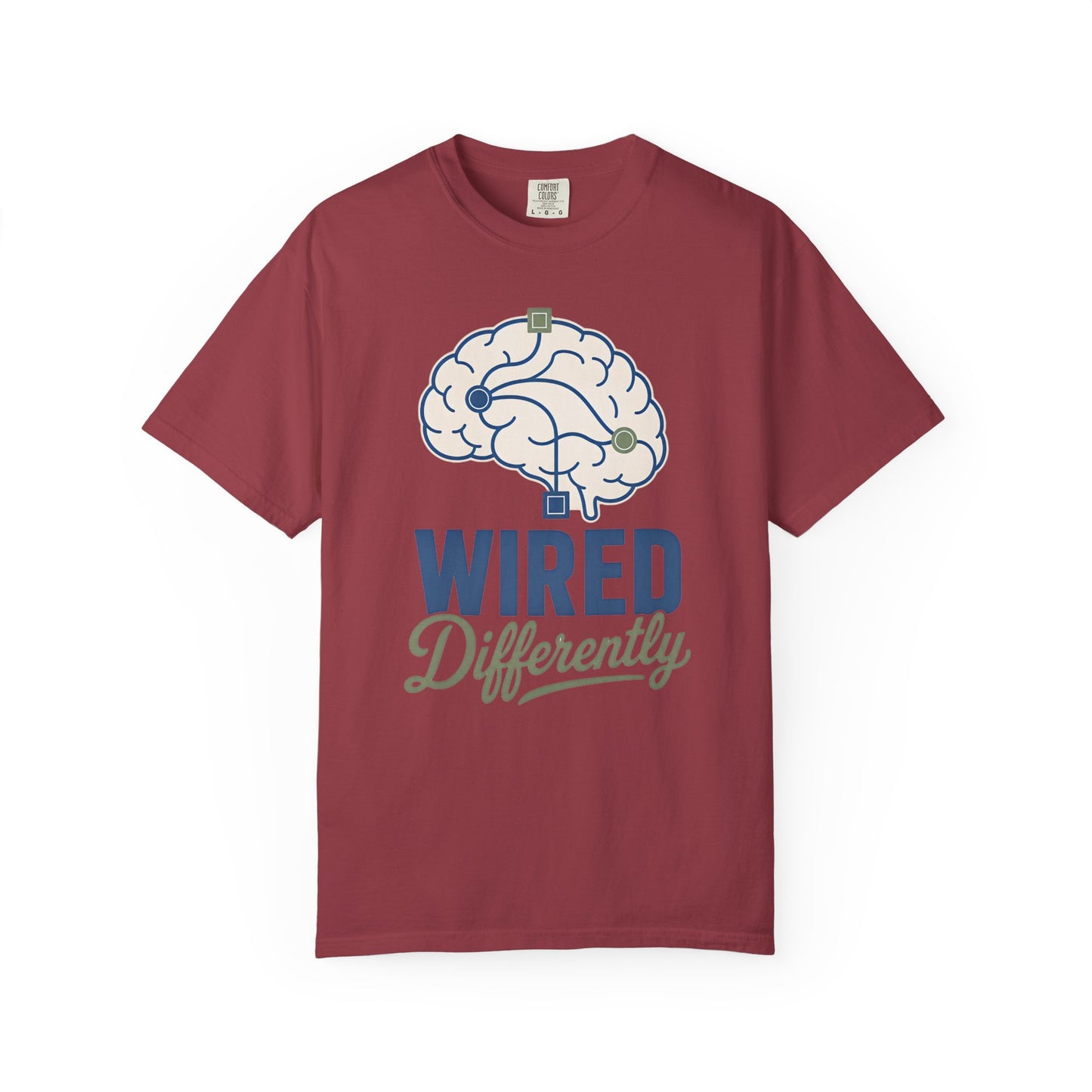 Wired Differently T-Shirt — Brain Graphic Tee for Neurodivergent Pride image 28