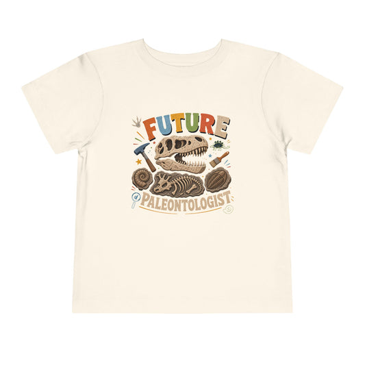 Future Paleontologist Toddler Tee — Dinosaur Fossil Graphic Shirt image 0
