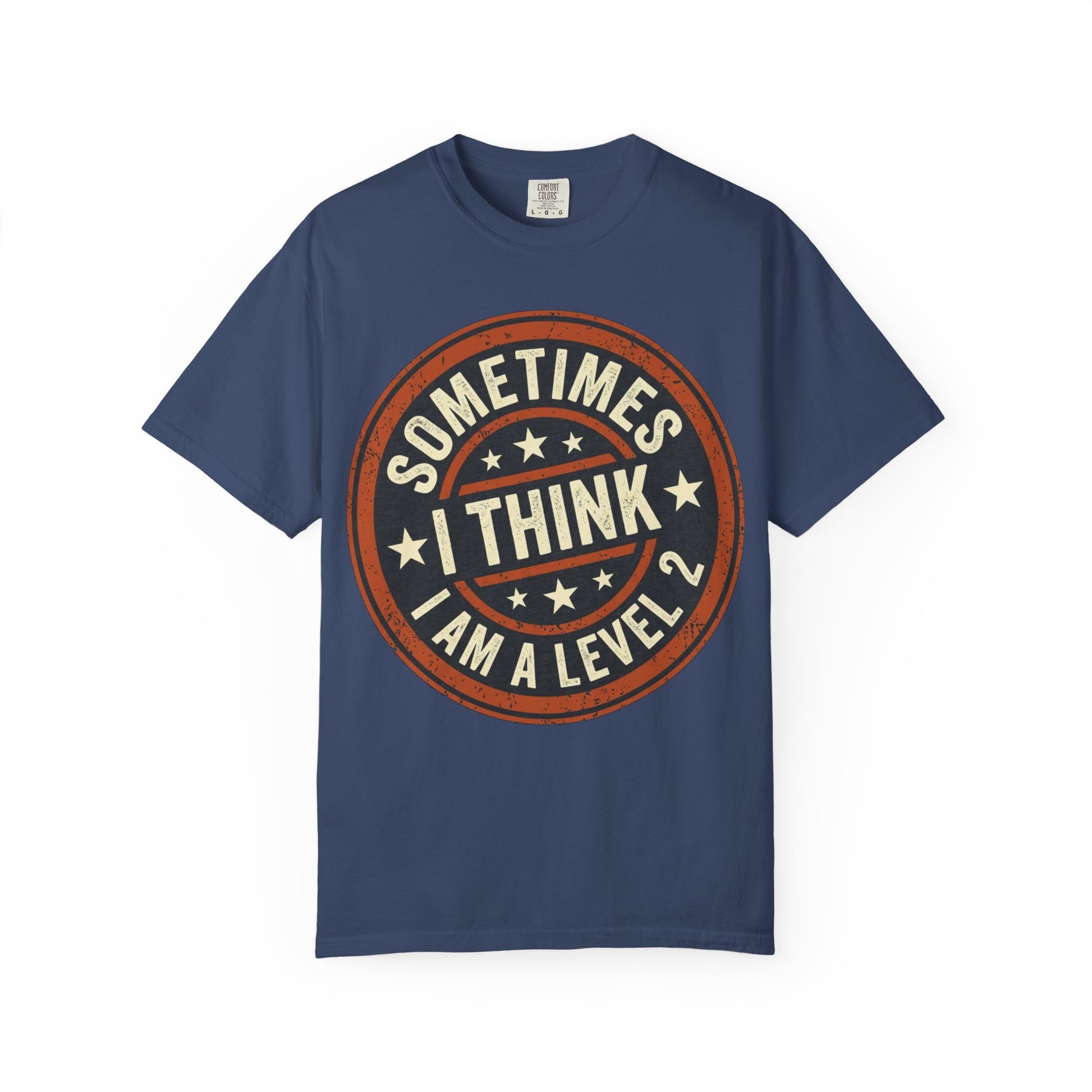 Sometimes I think I Am A Level 2 T-Shirt - Funny Humorous -Spectrum Scale image