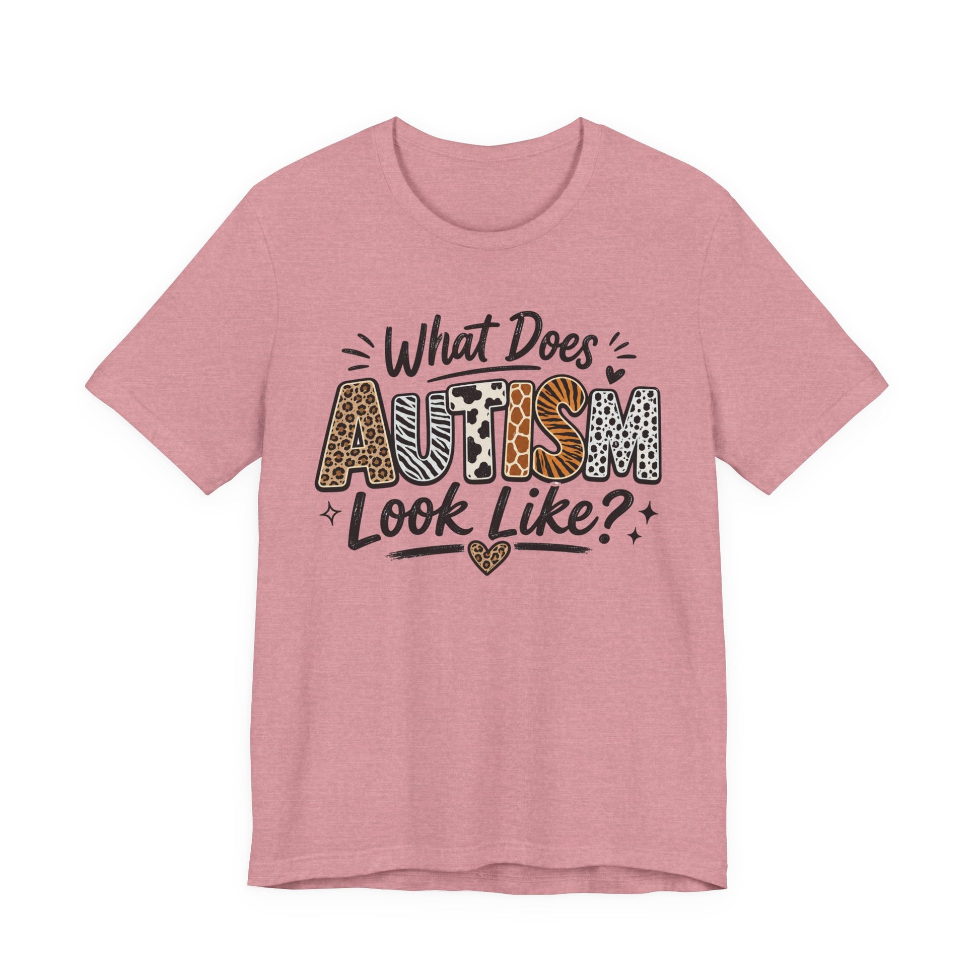 What Does Autism Look Like Shirt | Trendy Autism Awareness Tee image