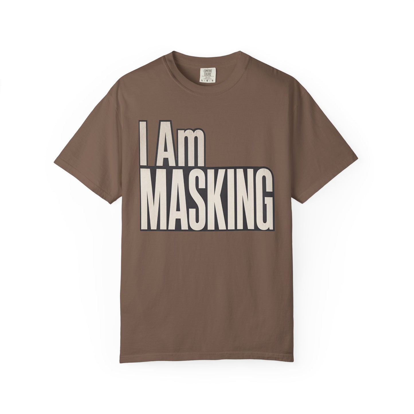 I Am Masking T-Shirt — Bold Retro Graphic Tee for Self-Care &amp; Mask Awareness image