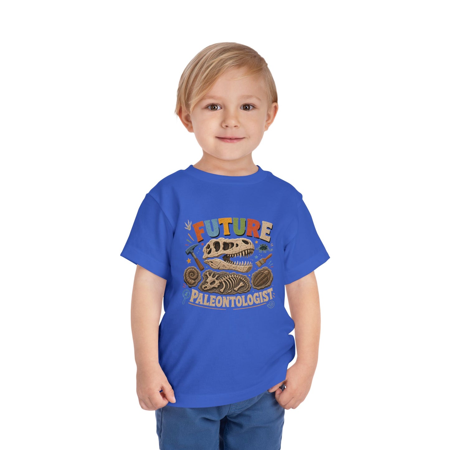 Future Paleontologist Toddler Tee — Dinosaur Fossil Graphic Shirt image 7