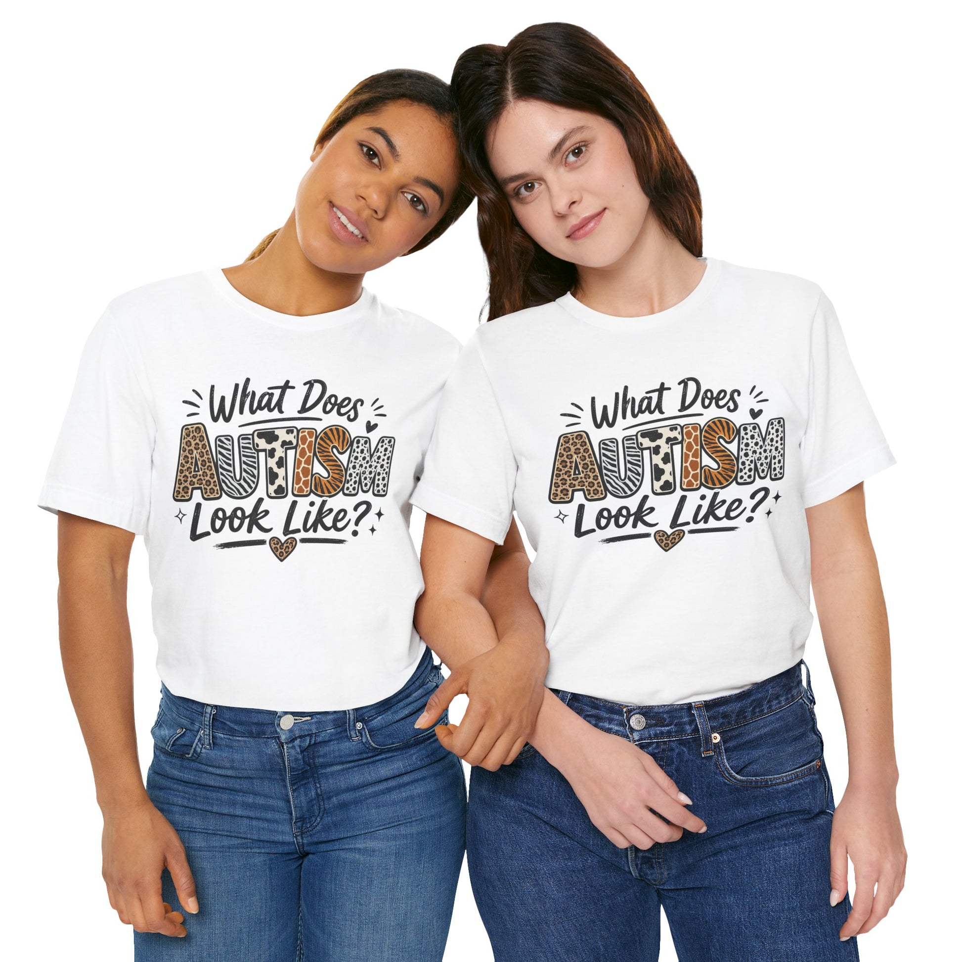 What Does Autism Look Like Shirt | Trendy Autism Awareness Tee image 5