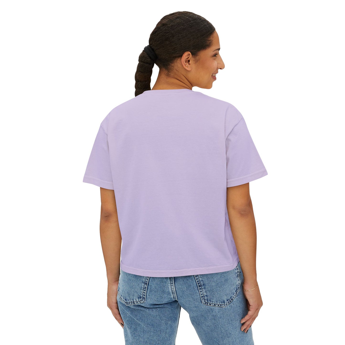 Same Shirt Different Day Boxy Tee — Womens Casual Graphic Tee image 23