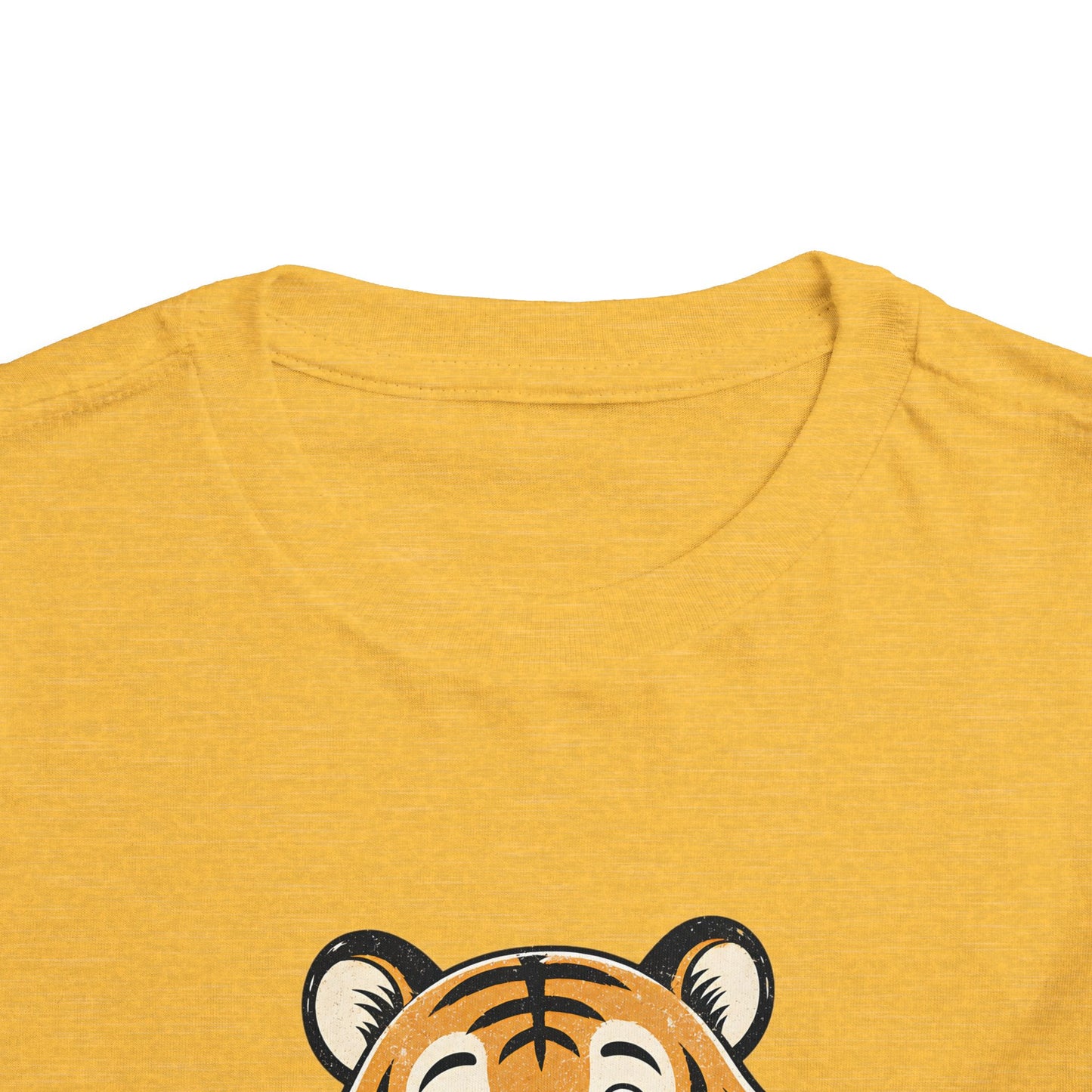 Toddler Tee — Cute Tiger Holding Autism Puzzle Heart image 19