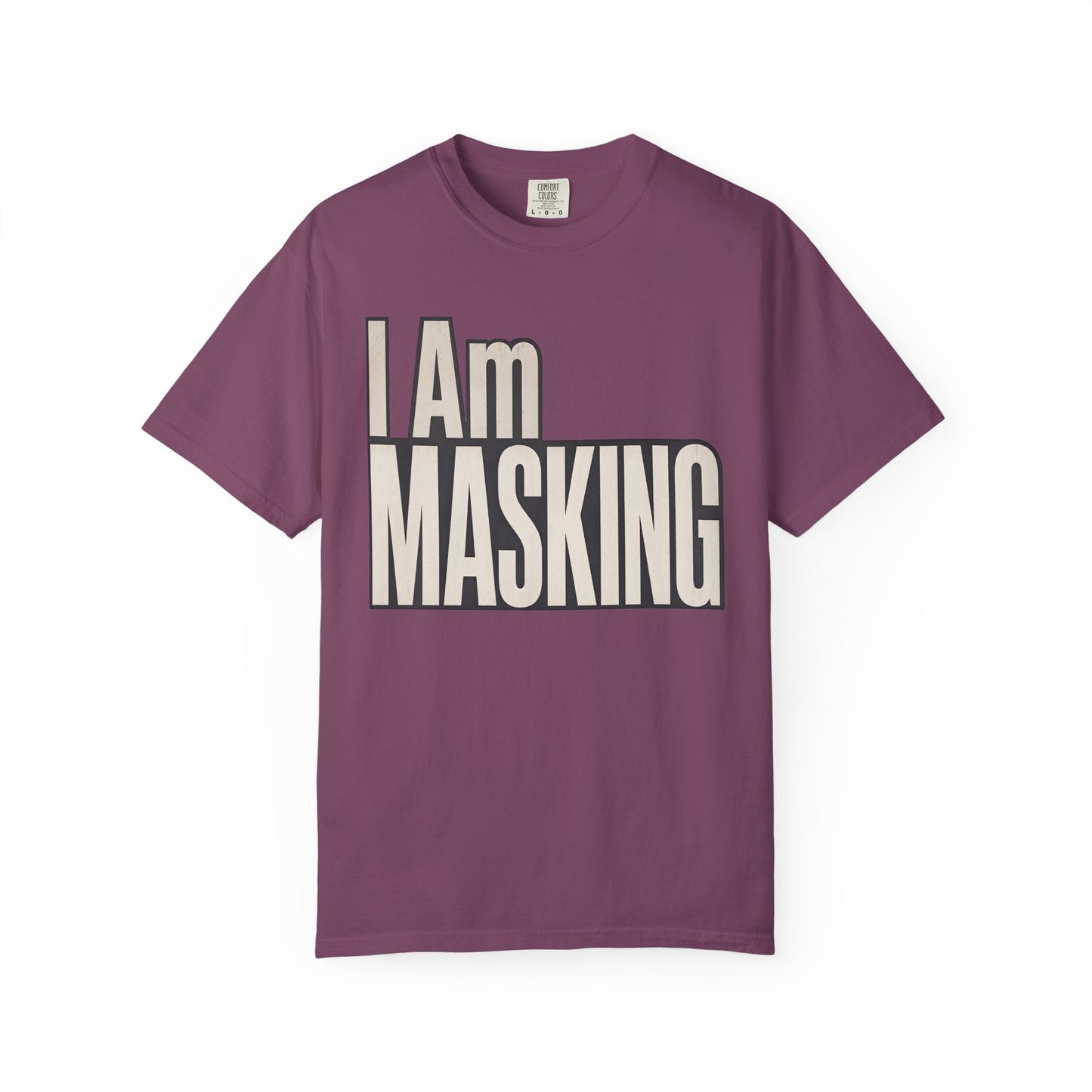 I Am Masking T-Shirt — Bold Retro Graphic Tee for Self-Care &amp; Mask Awareness image