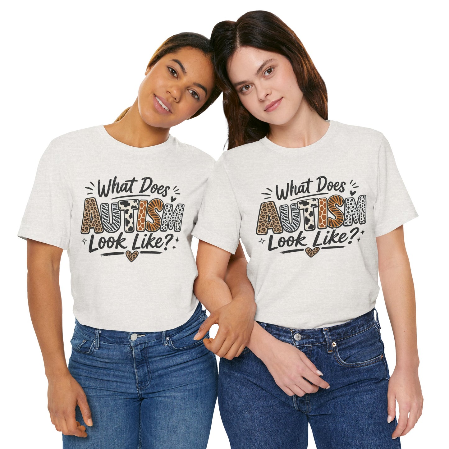 What Does Autism Look Like Shirt | Trendy Autism Awareness Tee image 14