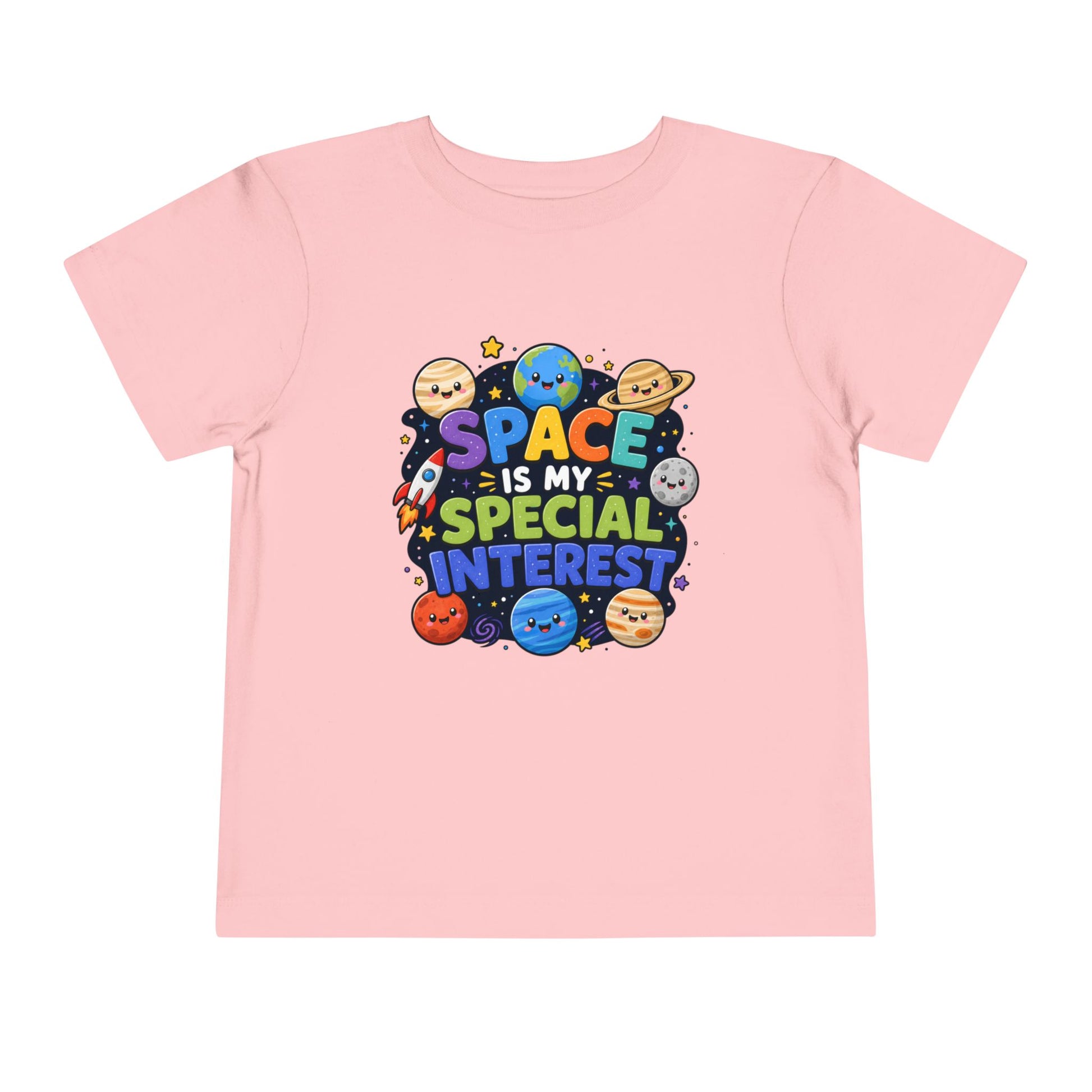 Kids' Space Tee — "Space Is My Special Interest" Toddler Shirt - Pink, 4T image