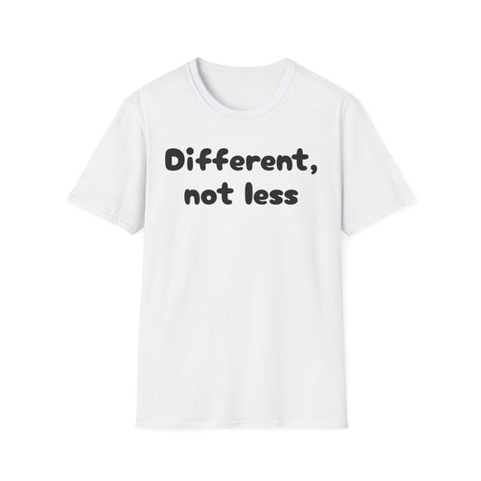 Different, Not Less T-Shirt — Autism Awareness Tee image 0