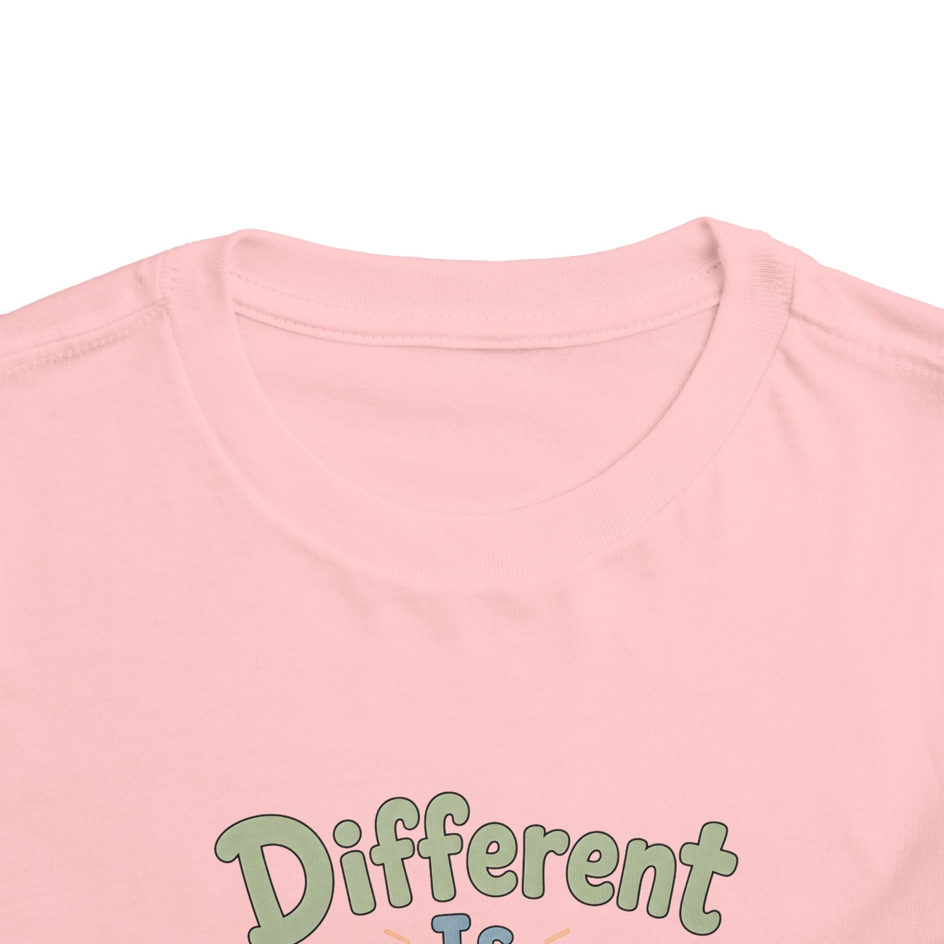 Toddler Tee — "Different Is Amazing" Giraffe &amp; Zebra Diversity Kids Shirt image 39