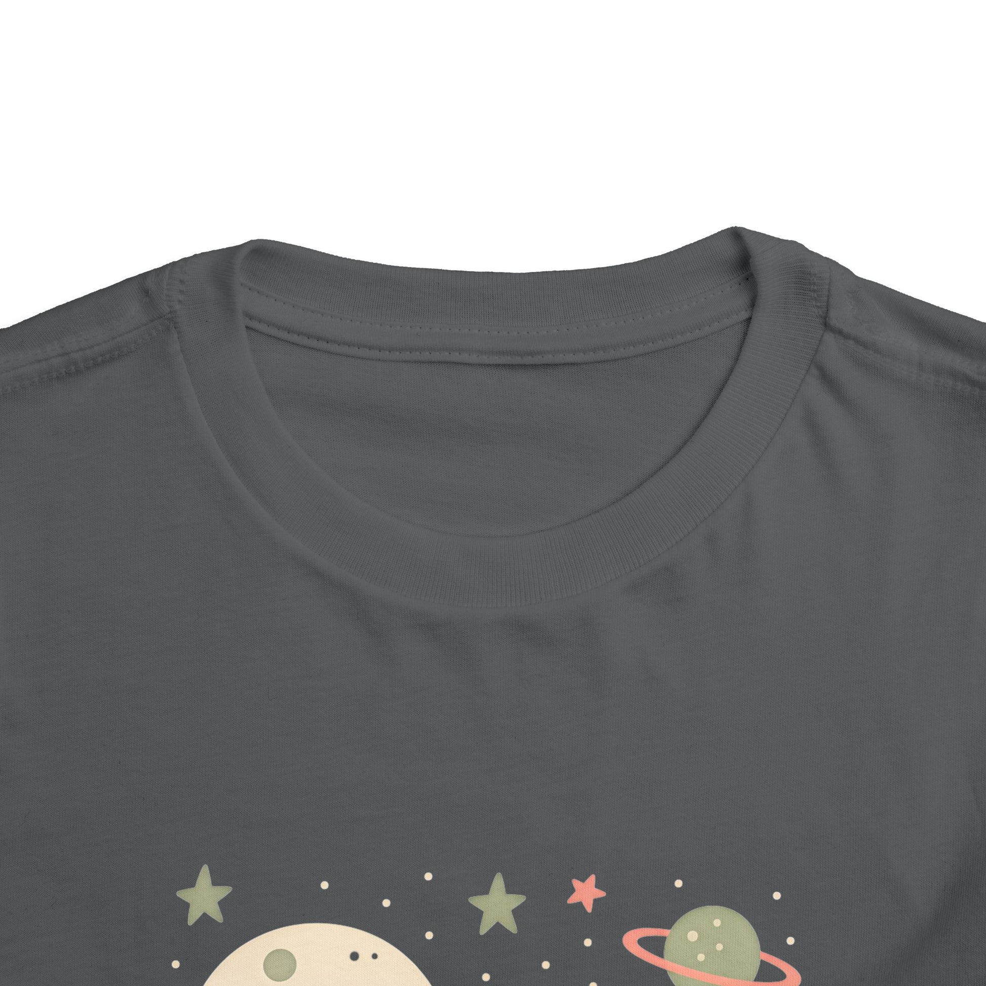 Toddler Tee — "Different Minds Shine Bright" Space Autism Awareness Shirt image 3