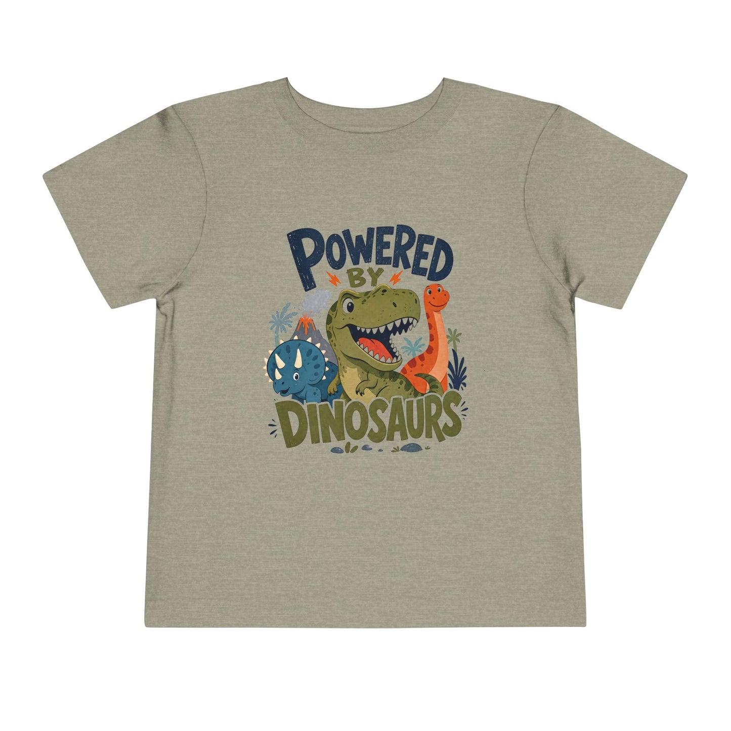 Powered by Dinosaurs Toddler Tee — Cute Dino Graphic Shirt for Kids image 16
