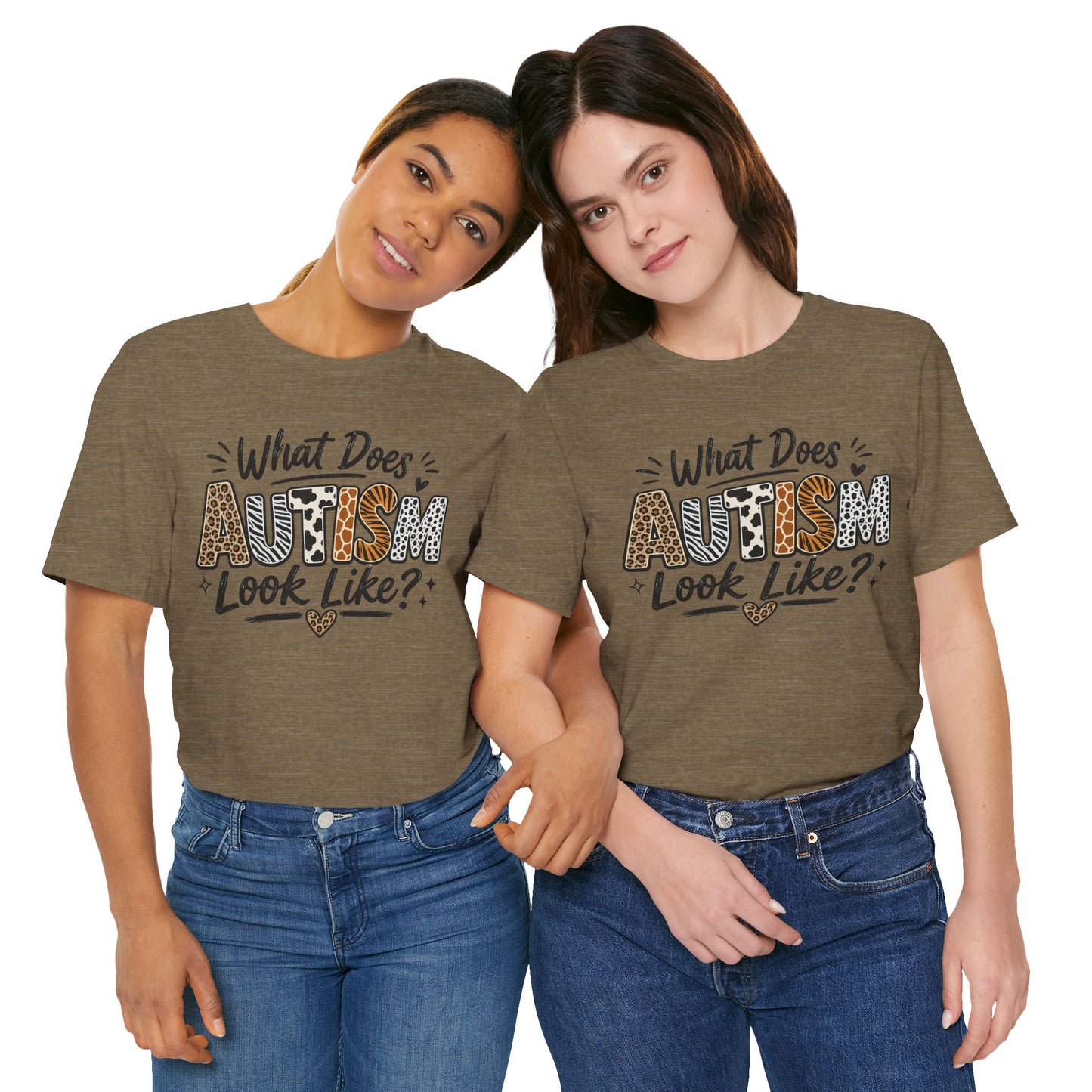 What Does Autism Look Like Shirt | Trendy Autism Awareness Tee image 20