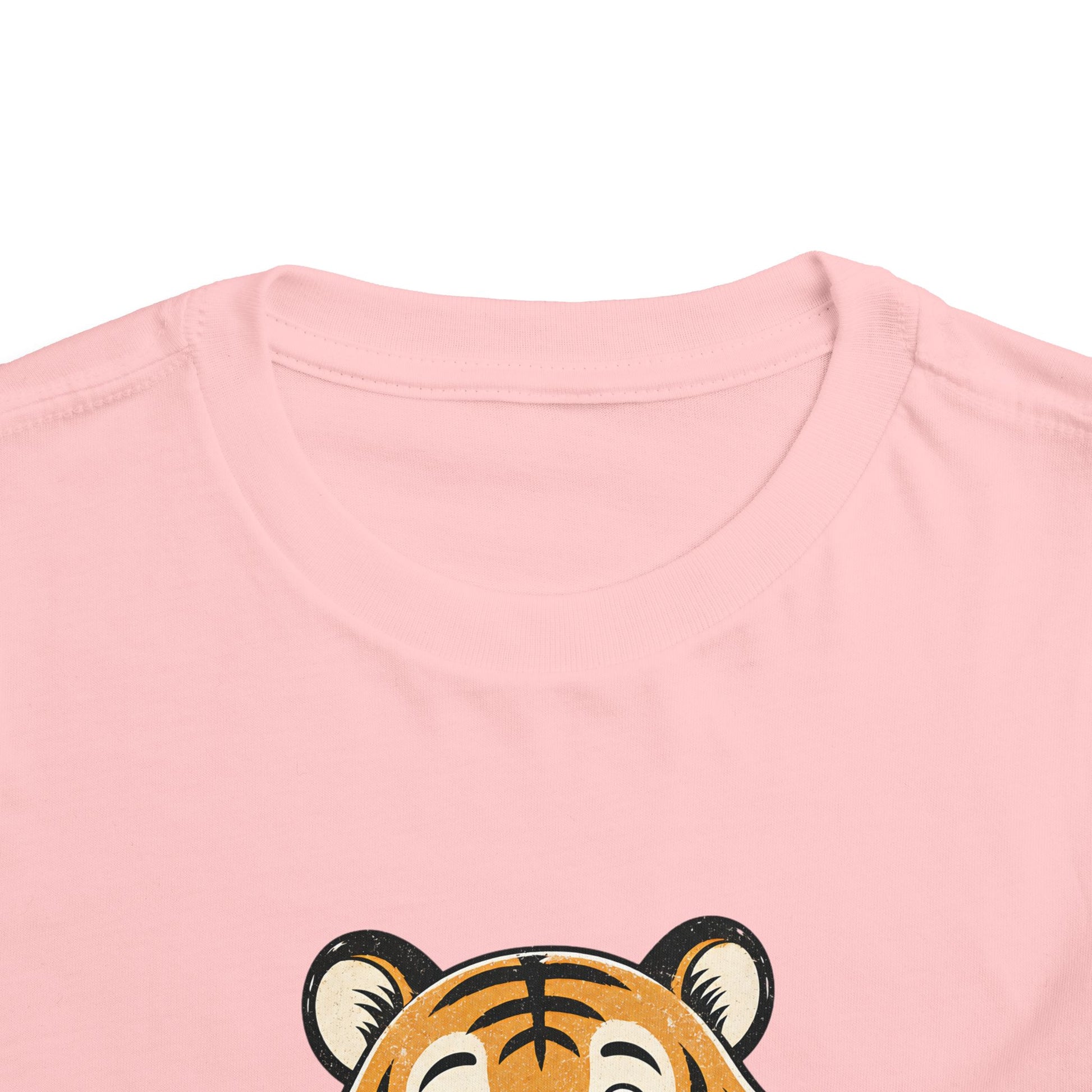 Toddler Tee — Cute Tiger Holding Autism Puzzle Heart image 35