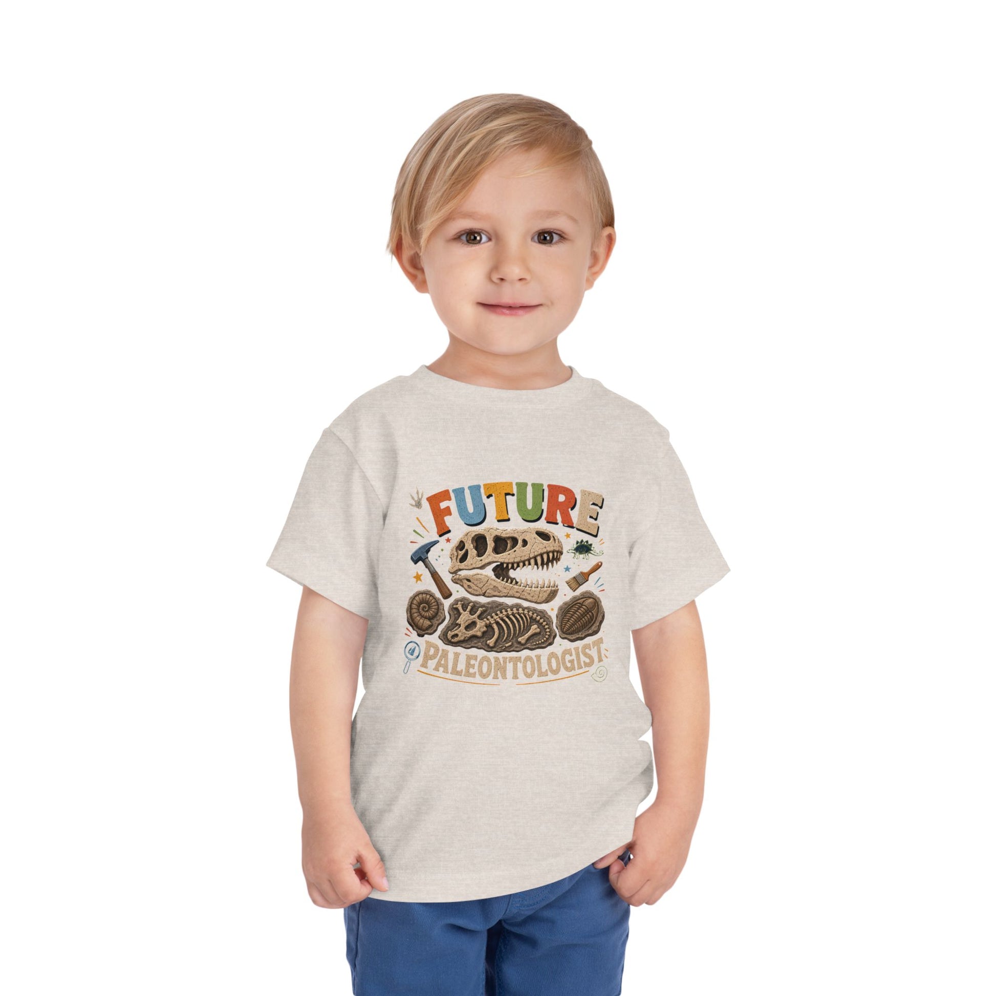 Future Paleontologist Toddler Tee — Dinosaur Fossil Graphic Shirt image 13