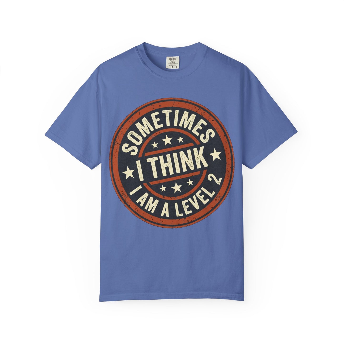 Sometimes I think I Am A Level 2 T-Shirt - Funny Humorous -Spectrum Scale image 32