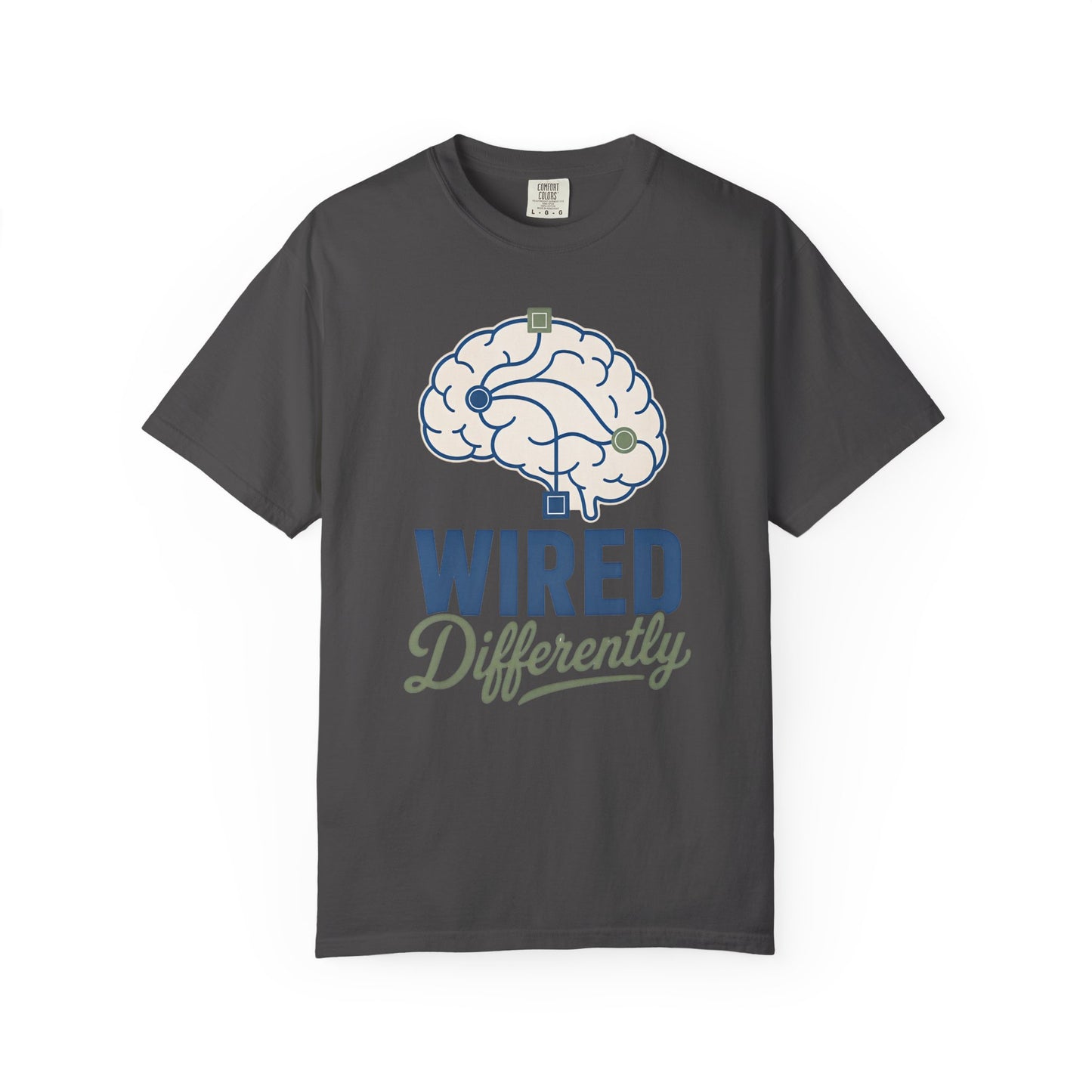 Wired Differently T-Shirt — Brain Graphic Tee for Neurodivergent Pride image 22
